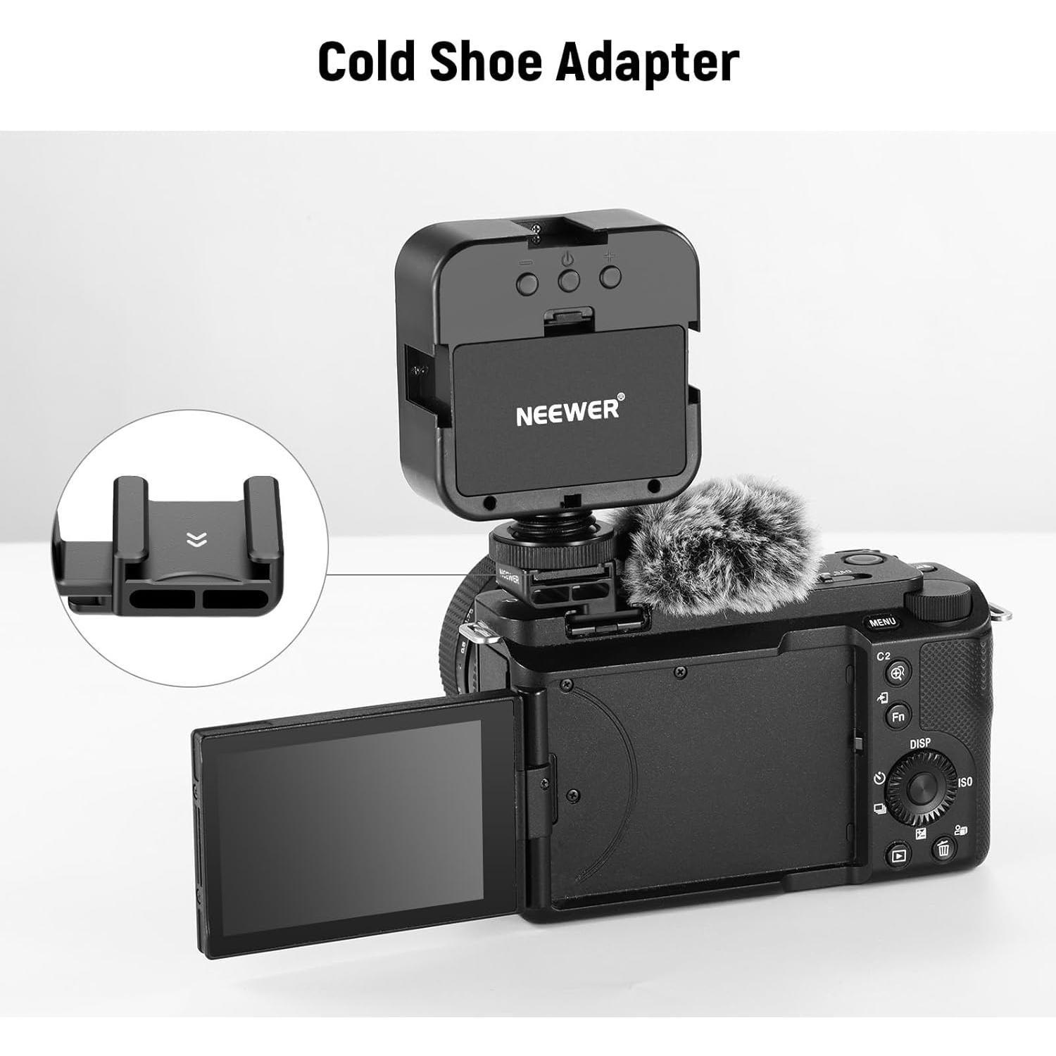 Muff de Viento Neewer CA133 para Cámaras Sony ZV-1F ZV-E10