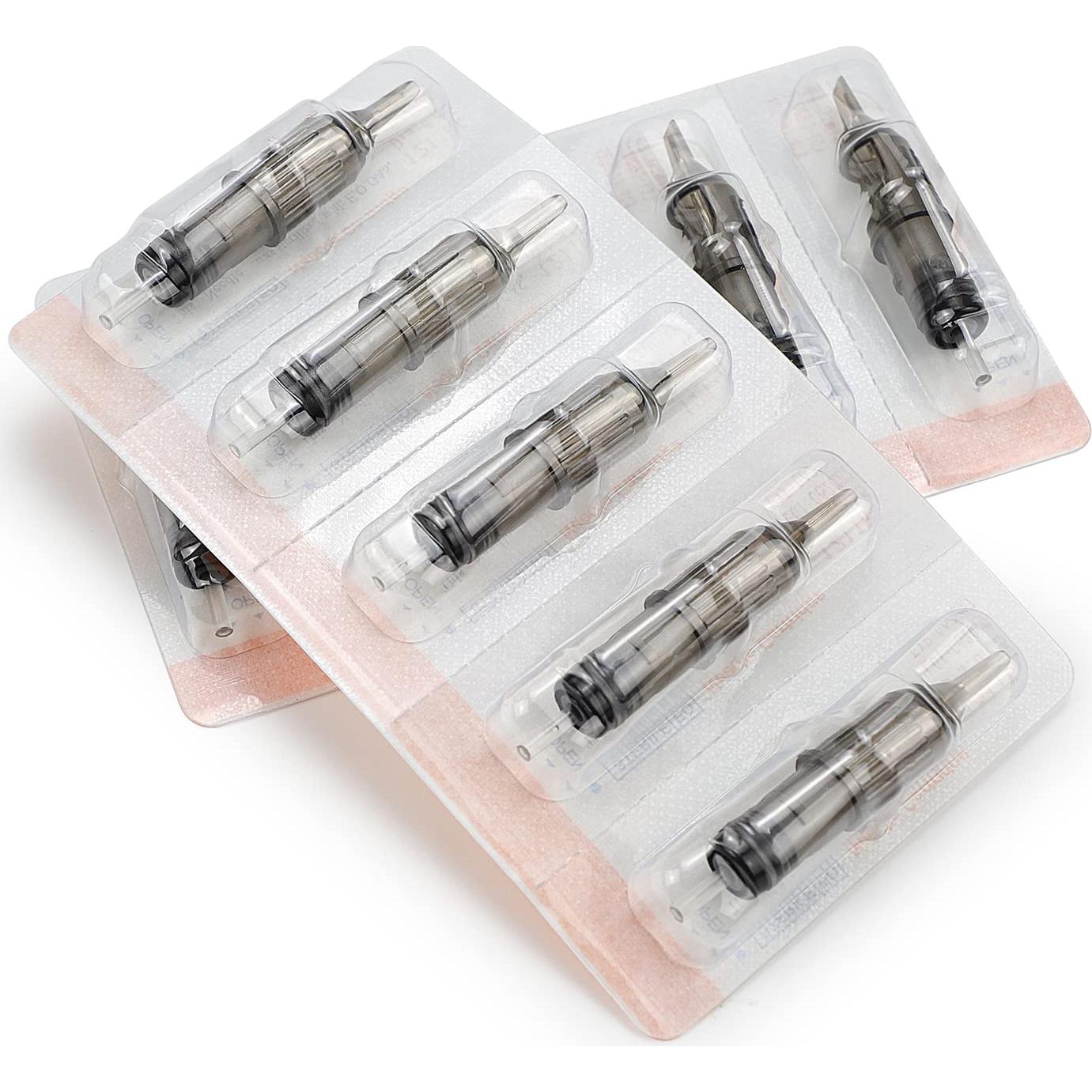 Agujas de Cartucho TATELF 50pcs Liner Redondo 3RL-11RL