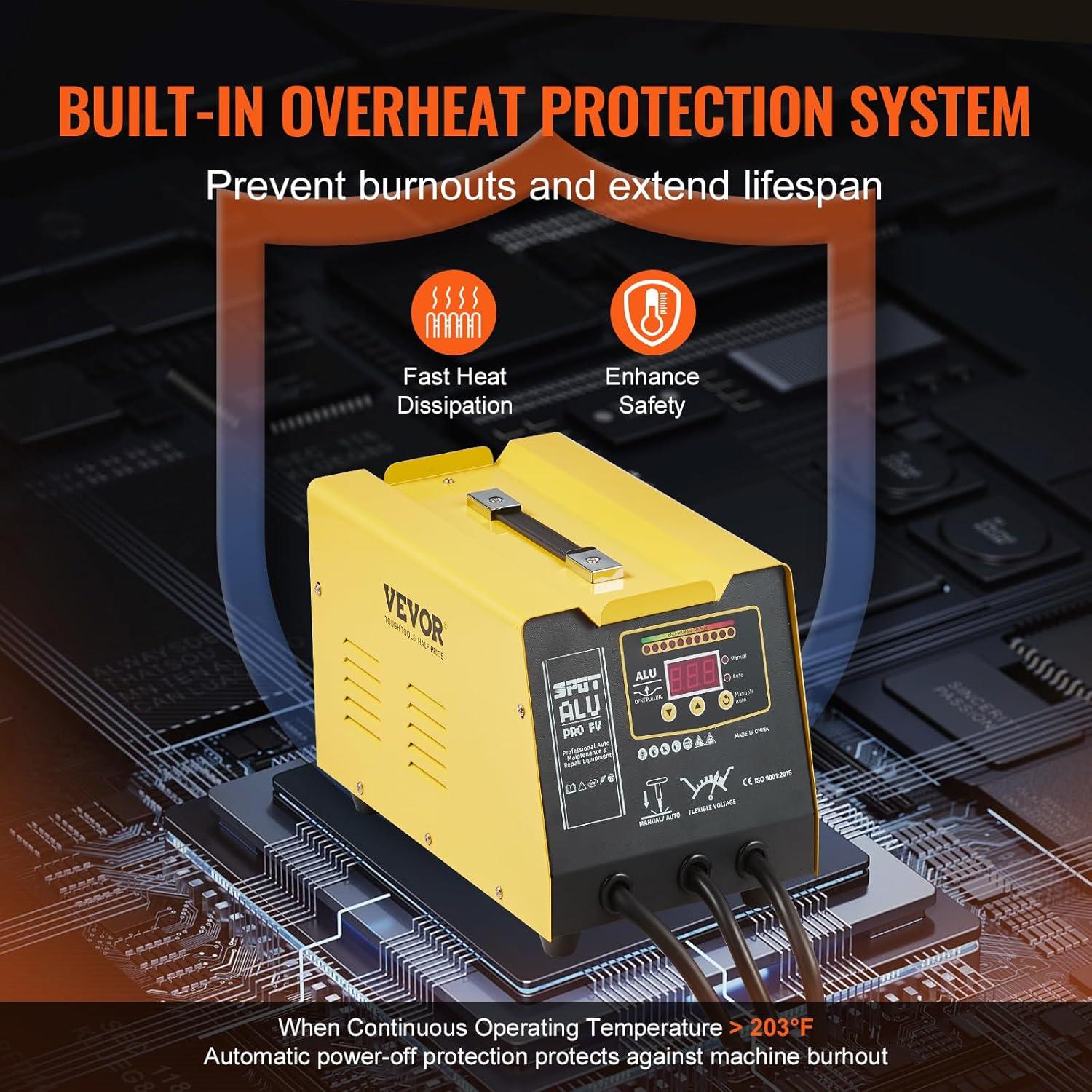 Extractor de Abolladuras VEVOR 300W con Pistola de Calor