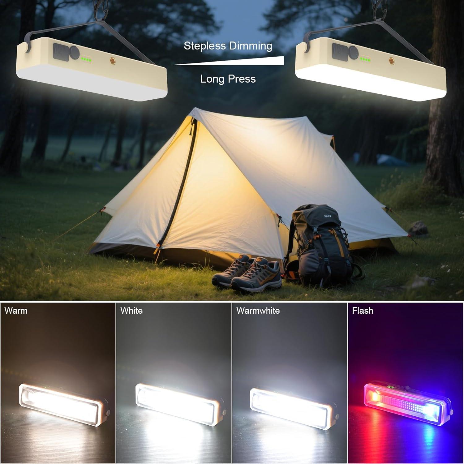 Barra de Luz Solar AODOO 4000mAh 2000 Lúmenes 4 Modos