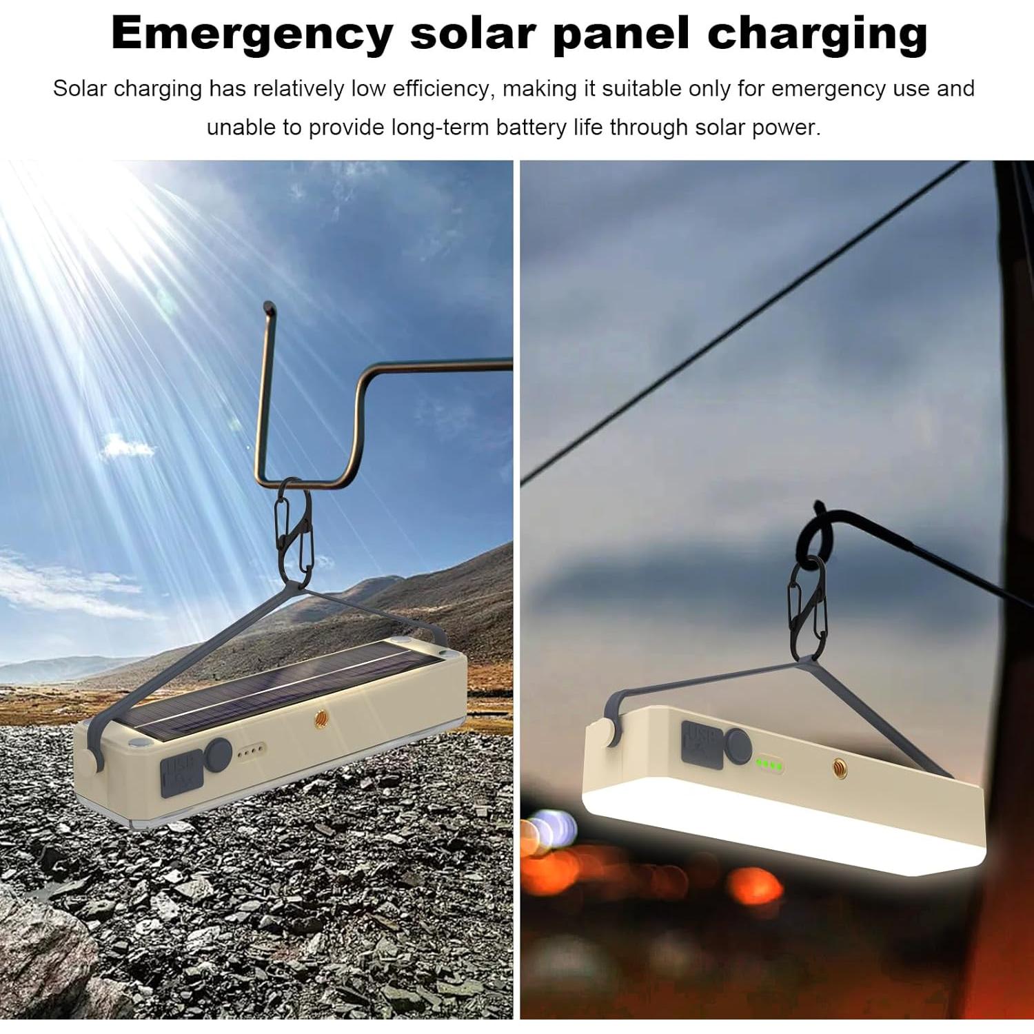 Barra de Luz Solar AODOO 4000mAh 2000 Lúmenes 4 Modos