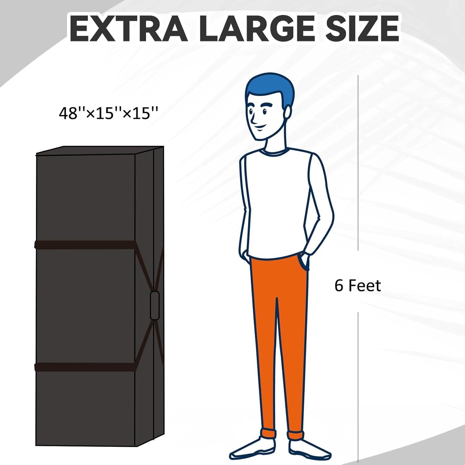 Bolsa Duffle Extra Grande Vincreem 176L Impermeable 121.92cm