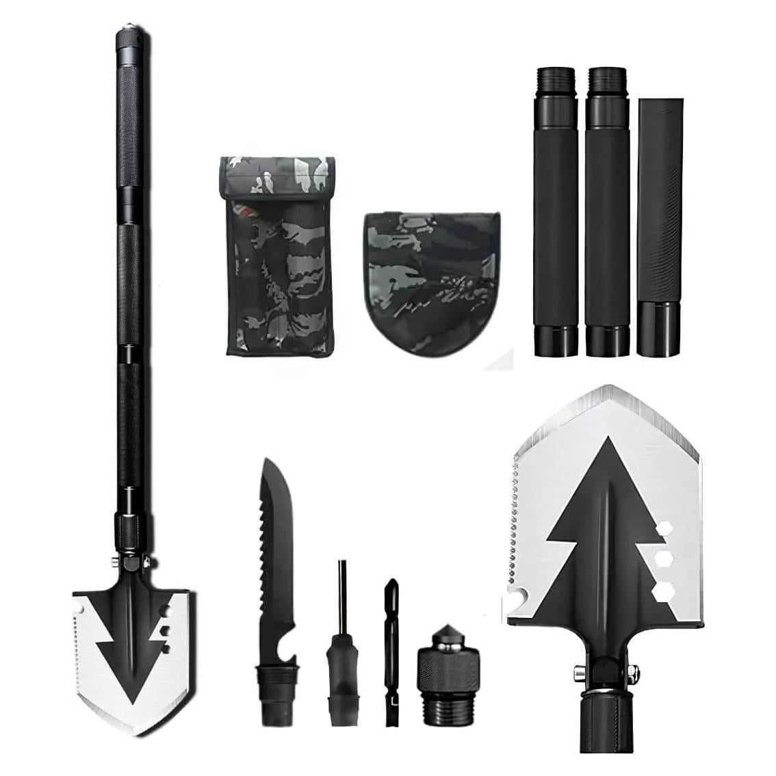 Pala de Camping Plegable SmartstickX - Herramienta 13 en 1