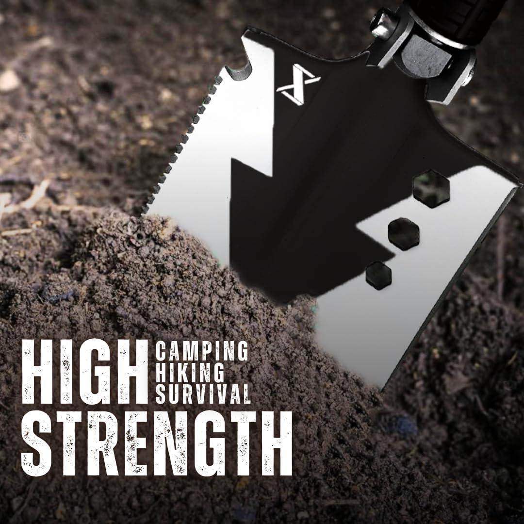 Pala de Camping Plegable SmartstickX - Herramienta 13 en 1