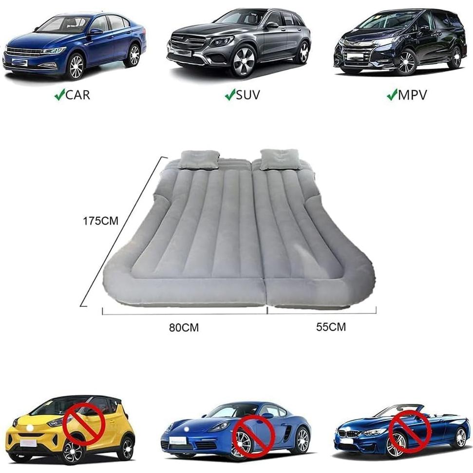 Colchón Inflable para Auto EWAIDI para Silverado 2500HD Negro