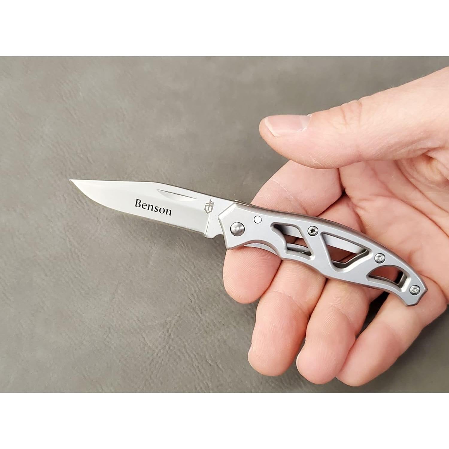 Cuchillo de bolsillo Gerber Paraframe Mini personalizable 13.34 cm