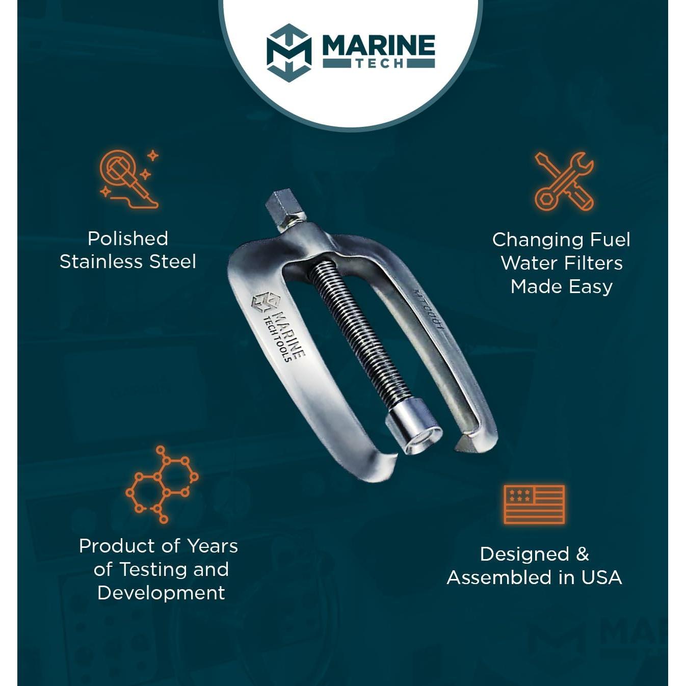 Extractor de Soporte de Dirección Marine Tech 33mm Compatible