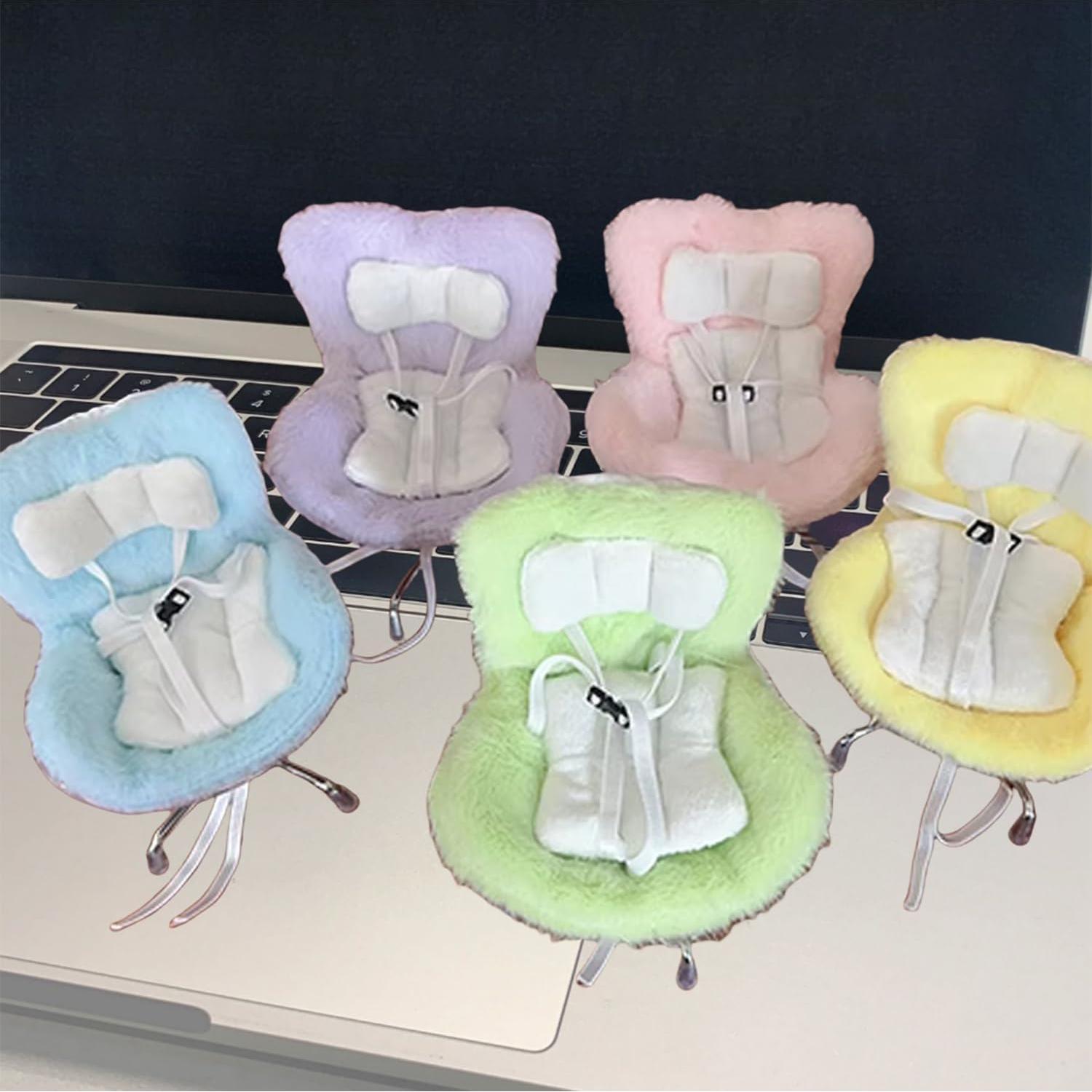 Asiento de Coche para Muñecas Genérico Azul 10-17 cm