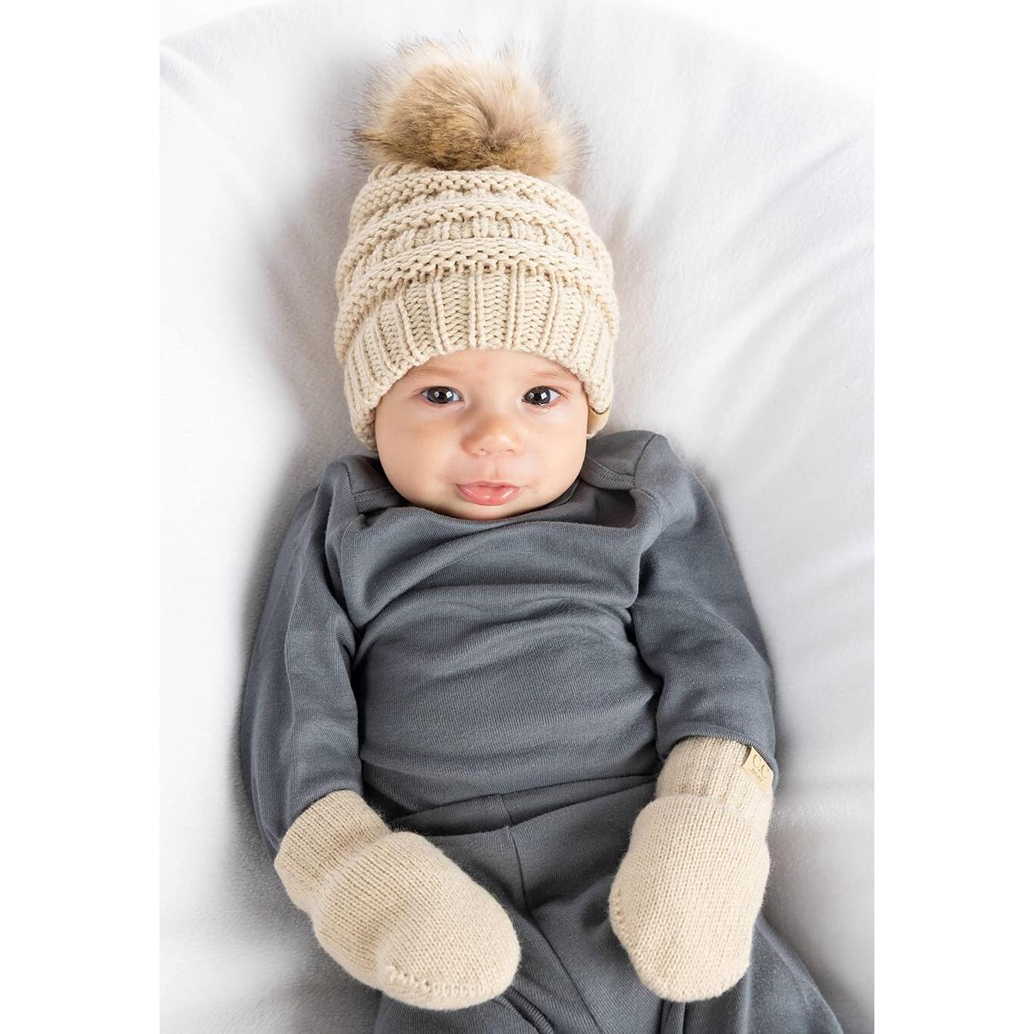Conjunto de Invierno Bebé Funky Junque Gorro y Mitones 0-9 Meses