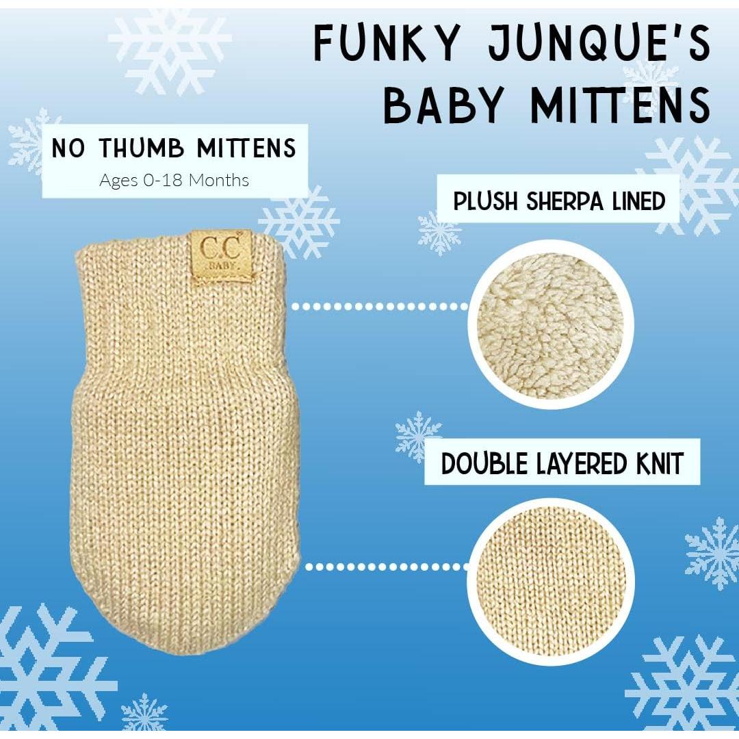 Conjunto de Invierno Bebé Funky Junque Gorro y Mitones 0-9 Meses