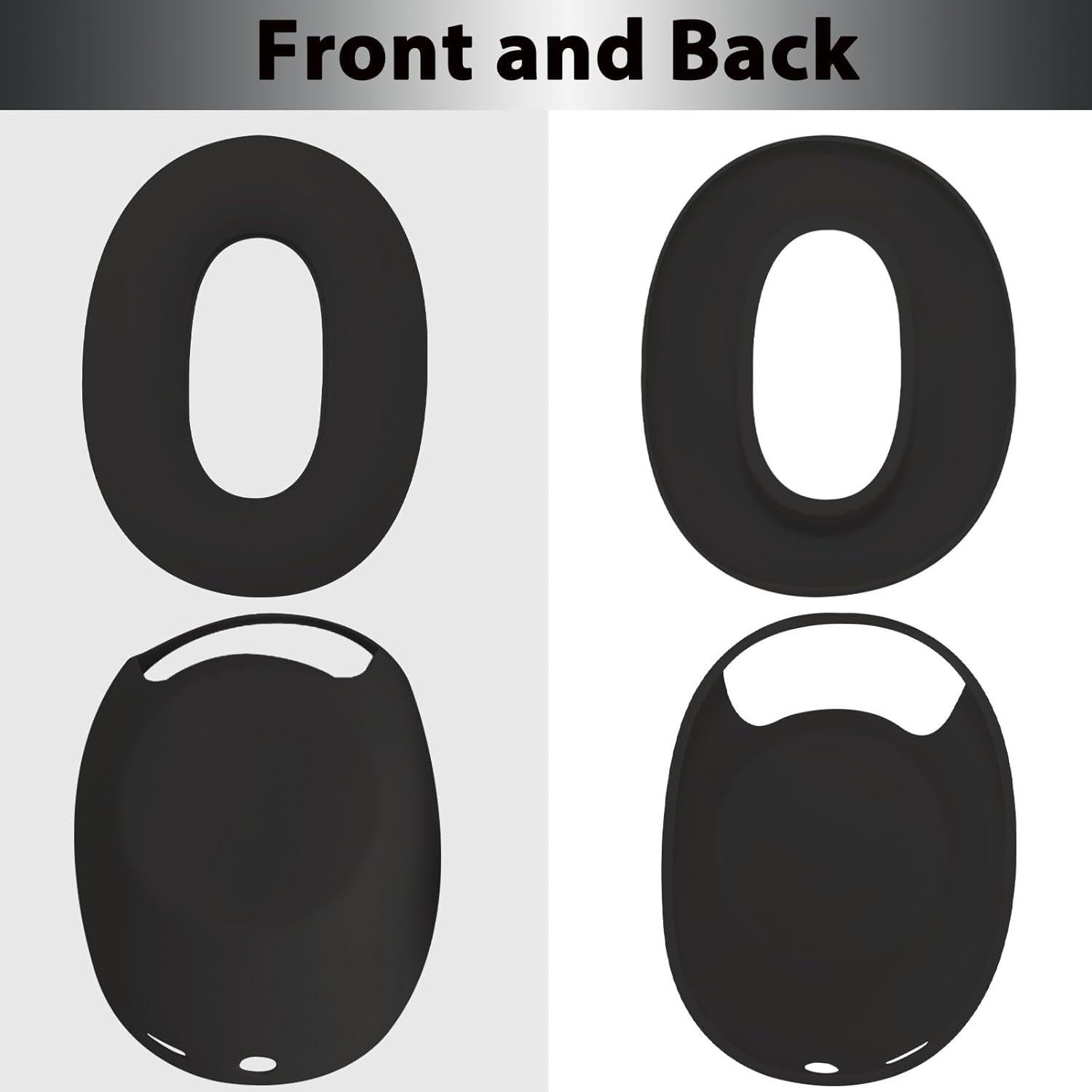 Funda de Silicona Adhiper para Auriculares Sony WH-1000XM6 - Negro