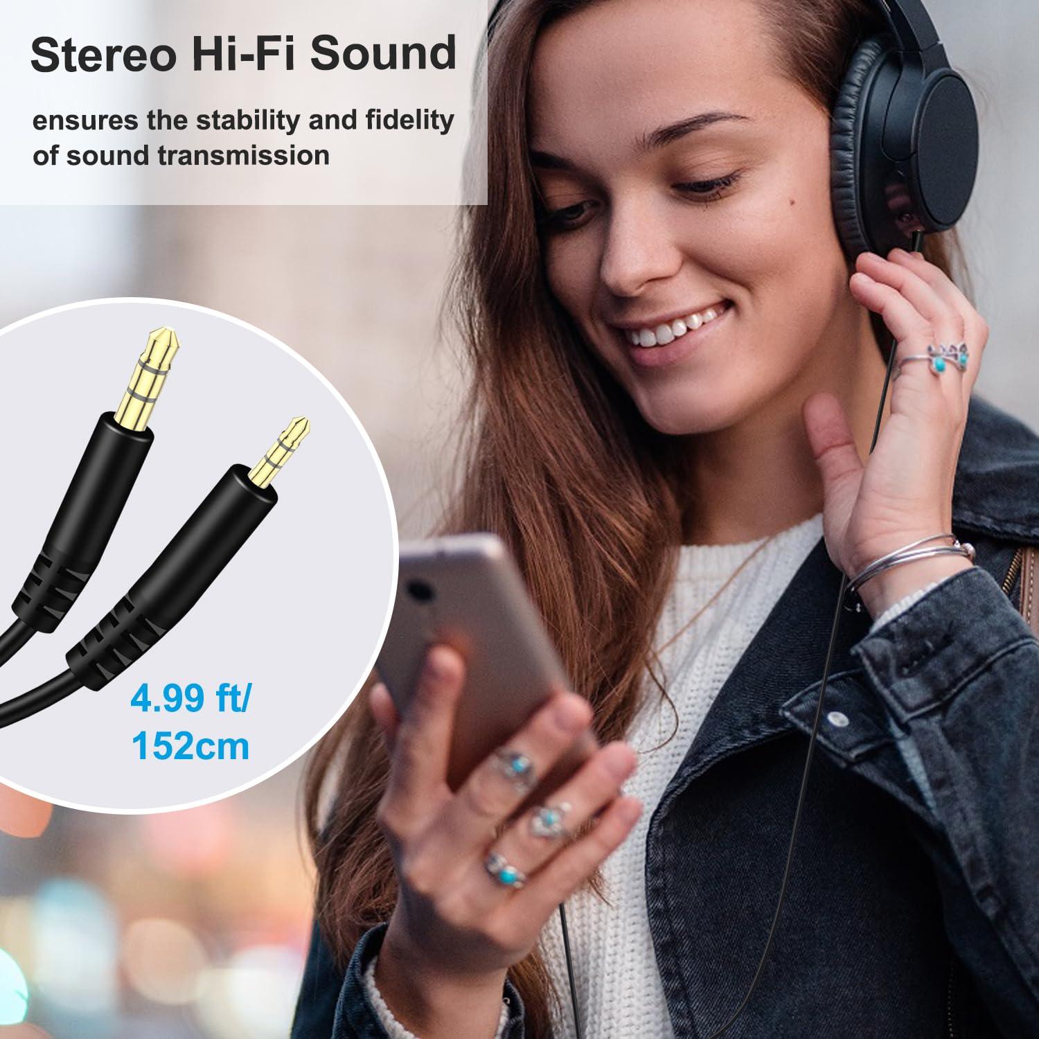 Cable de Audio 3.5mm a 2.5mm Callez para Auriculares Bose y JBL