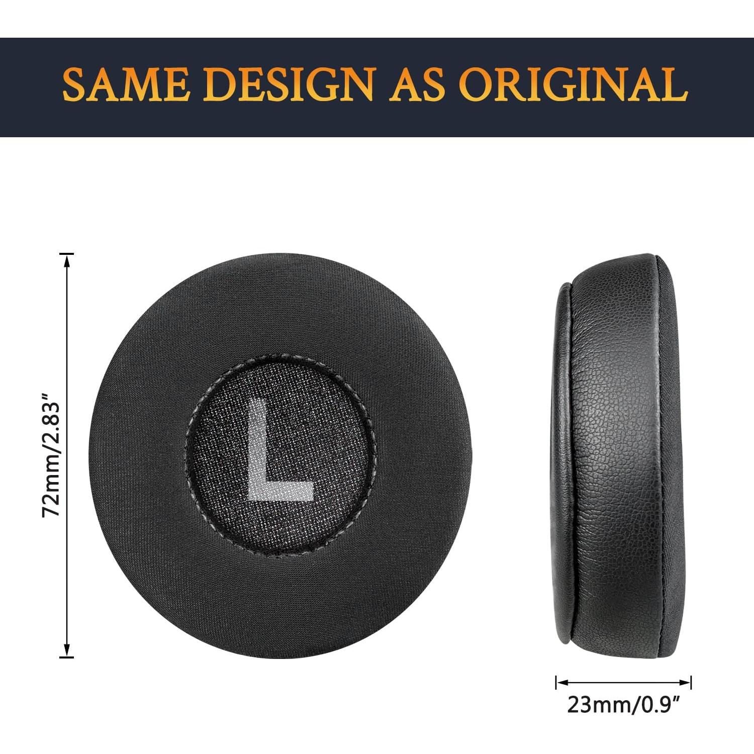 Almohadillas de Gel Refrigerante SOULWIT para Auriculares Jabra Move/Elite 25h - Negro