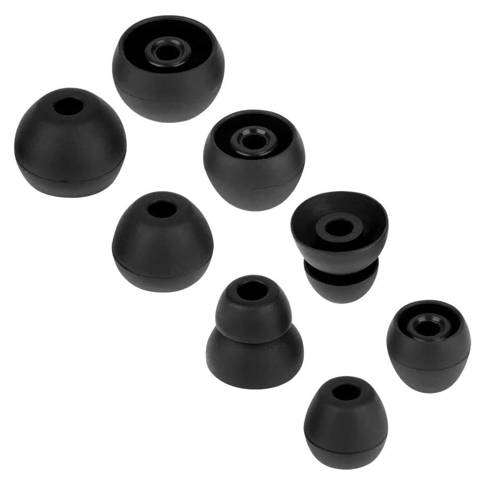 Consejos de Silicona para Auriculares Powerbeats Pro - 4 Pares Negros