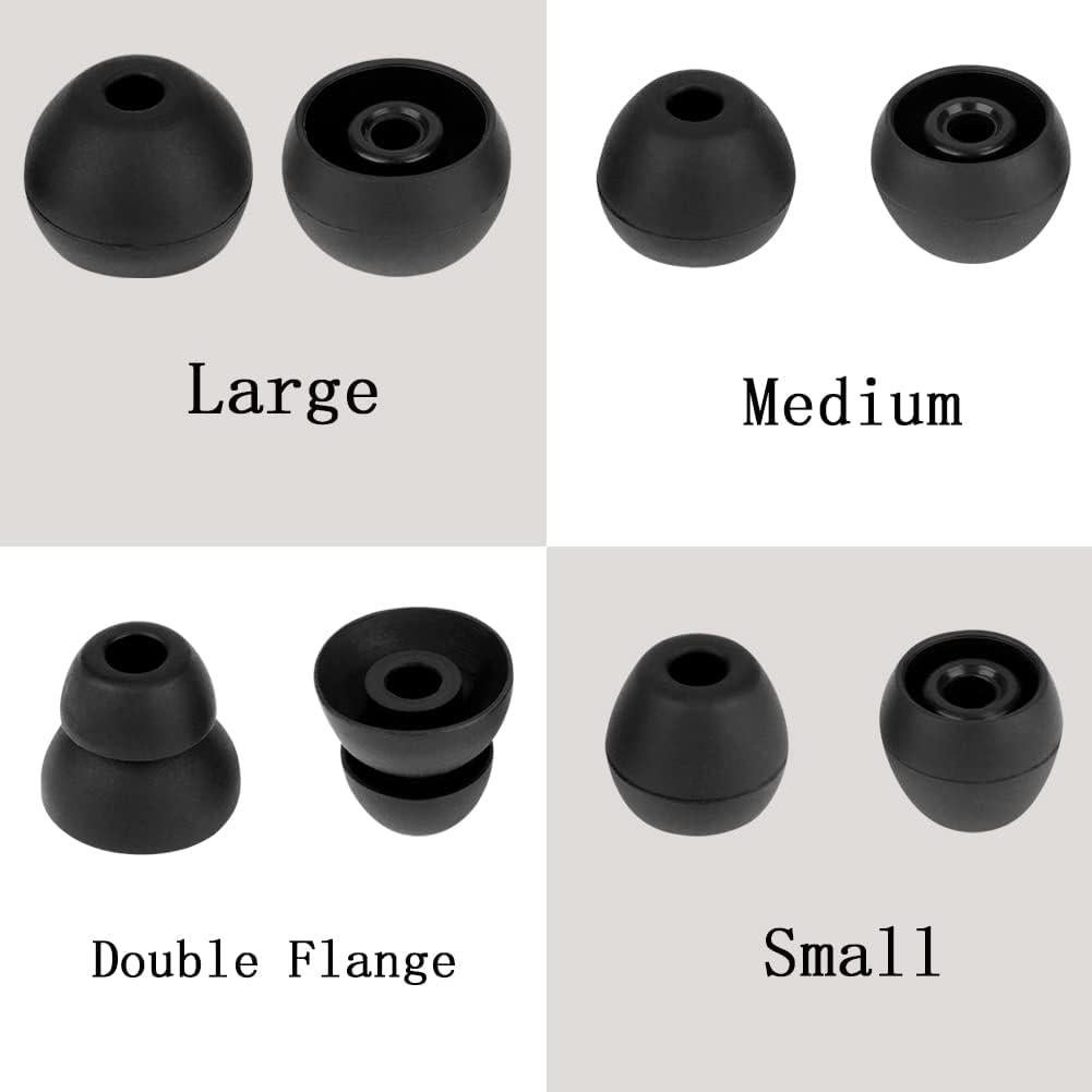 Consejos de Silicona para Auriculares Powerbeats Pro - 4 Pares Negros