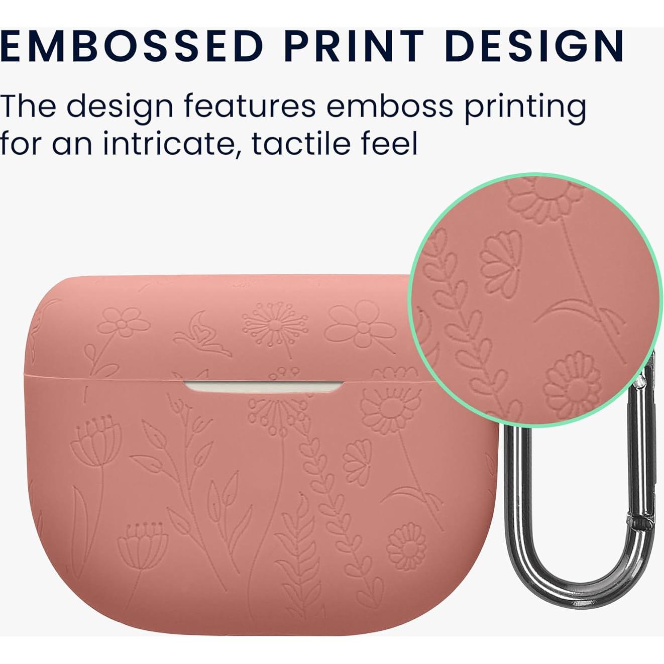 Funda de Silicona kwmobile para Jabra Elite 10/E10 - Patrón Relieve