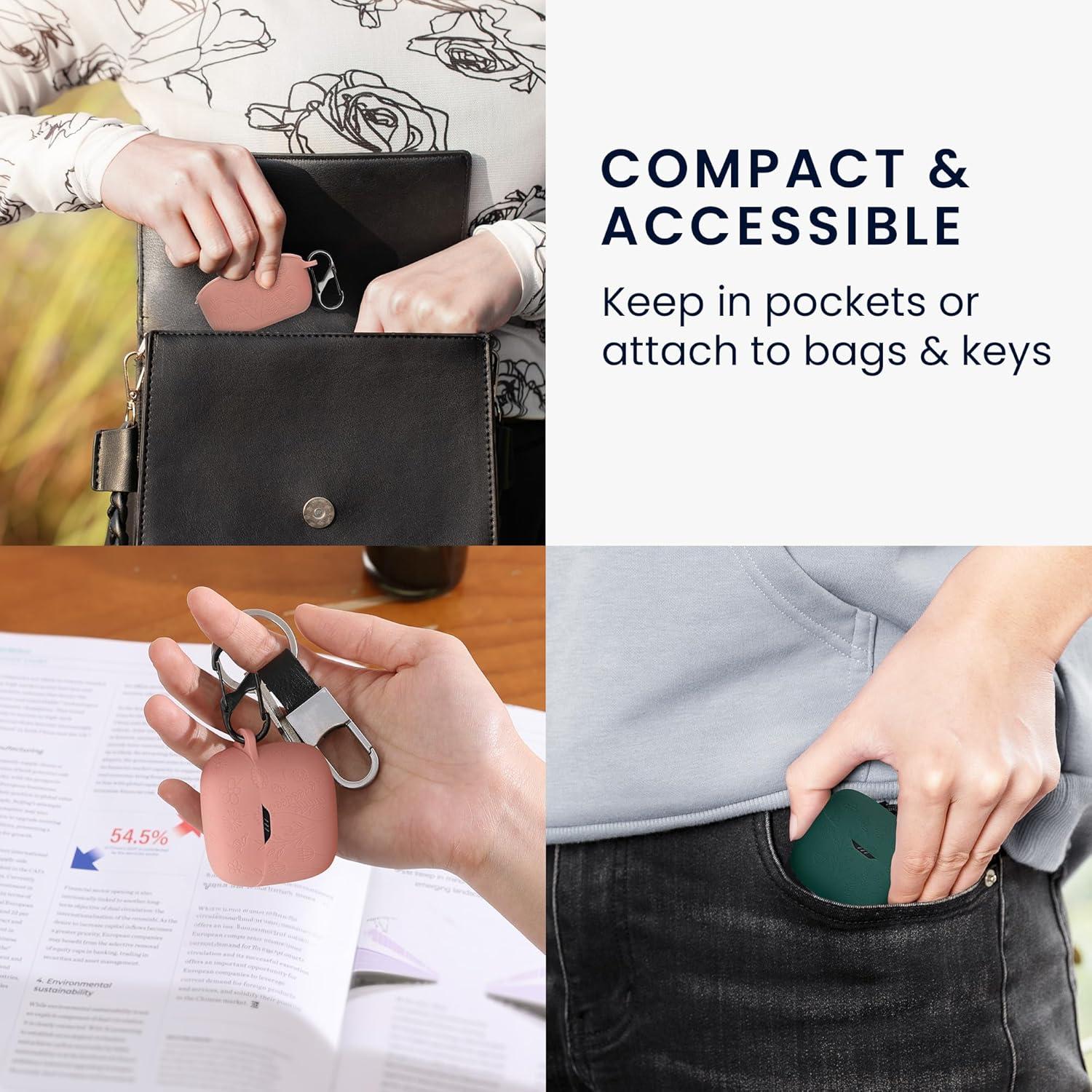 Funda de Silicona kwmobile para Jabra Elite 10/E10 - Patrón Relieve