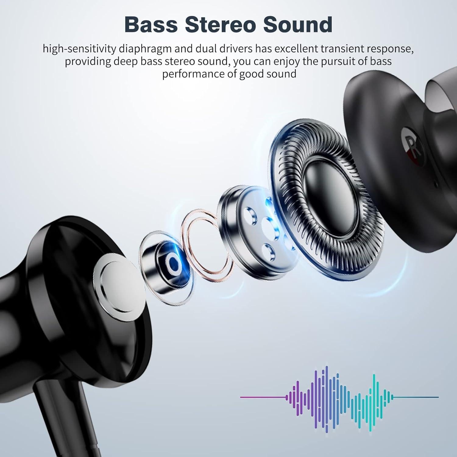 USB C Headphone,COOYA Type C Wired Earbuds Magnetic Bass Noise Canceling In-Ear Earphones+Mic for iPhone 17 16 15 Pro Max iPad 10 Pixel 9 8 for Samsung Galaxy S25 Ultra S24 S23 A16 A56 for OnePlus 13