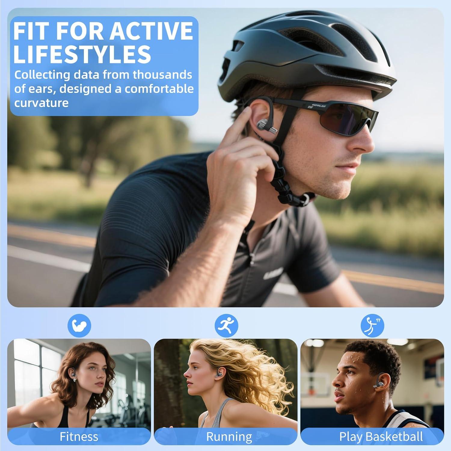 Ganchos para Orejas Antideslizantes QINZAC para Galaxy Buds 3