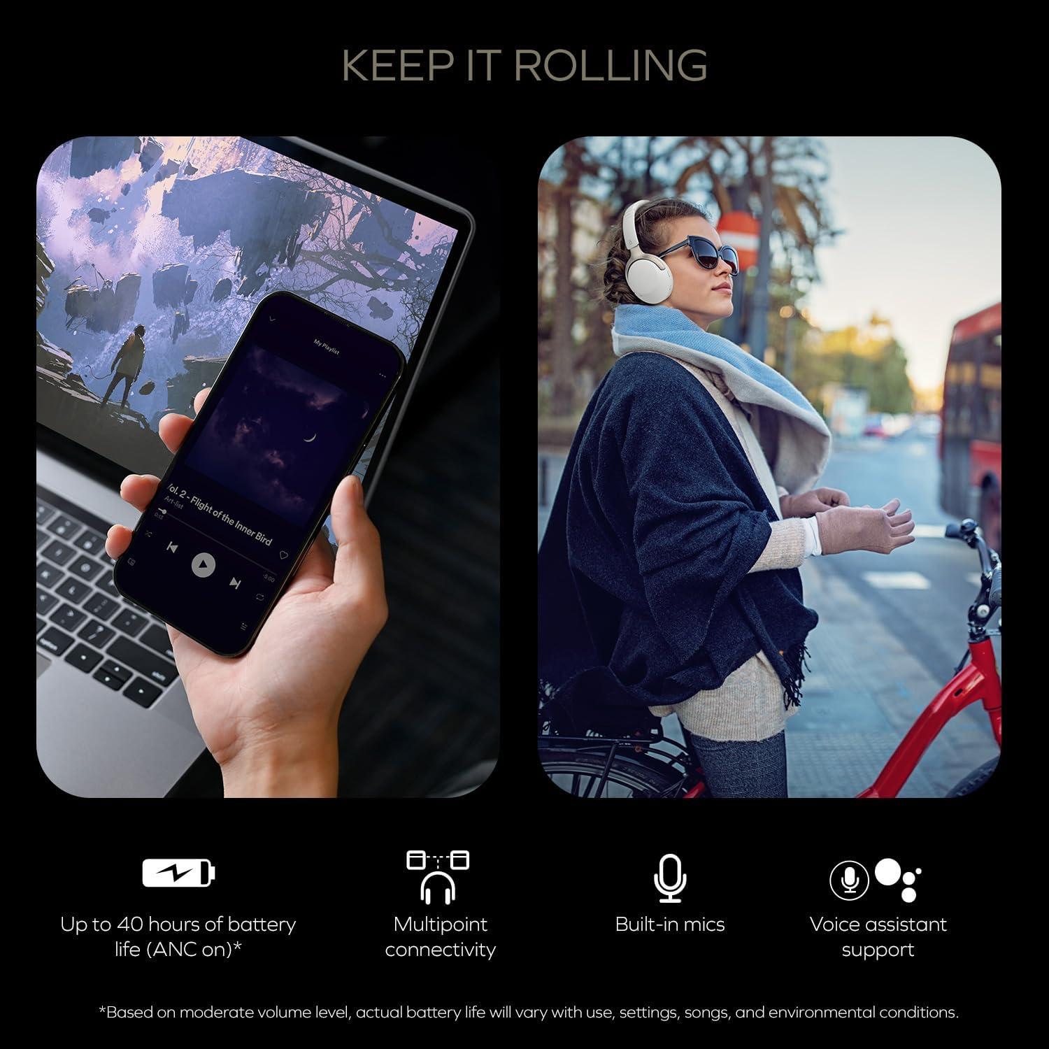 Auriculares Inalámbricos Creative Zen Hybrid SXFI - ANC, 70h, Negro