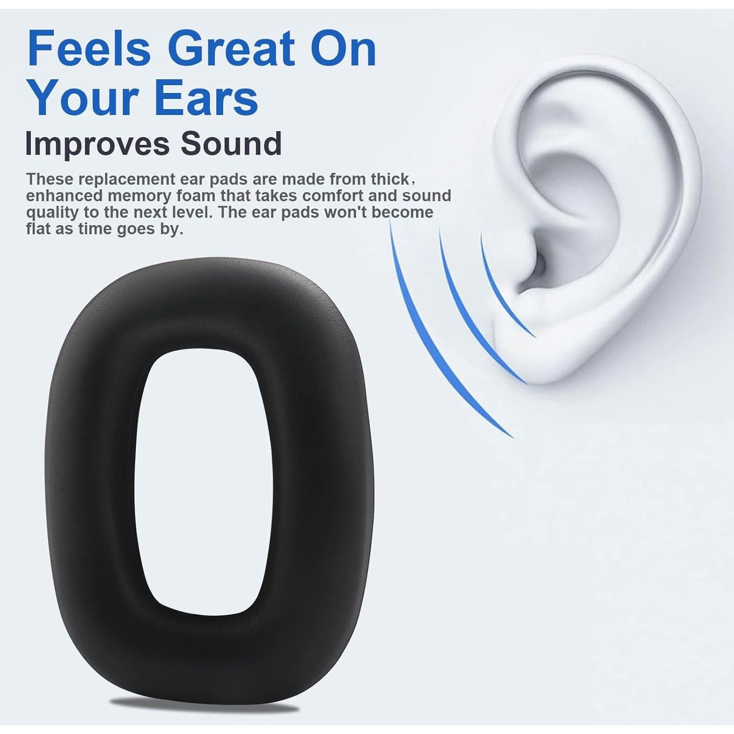 Almohadillas de Reemplazo Logitech Astro A30 Cuero y Espuma