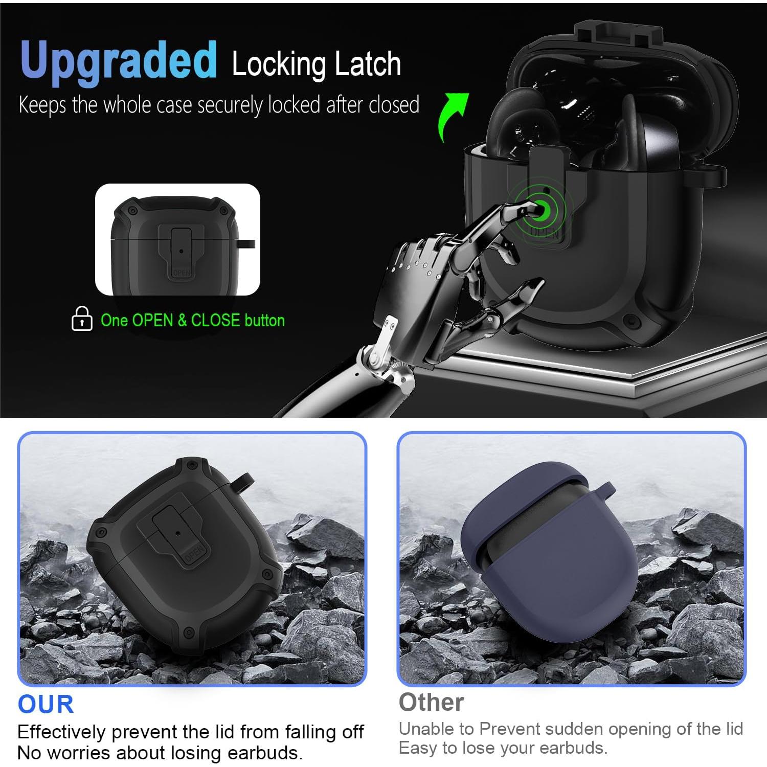 Funda Protectora AIBEAMER para Bose QuietComfort II/Ultra - Negro