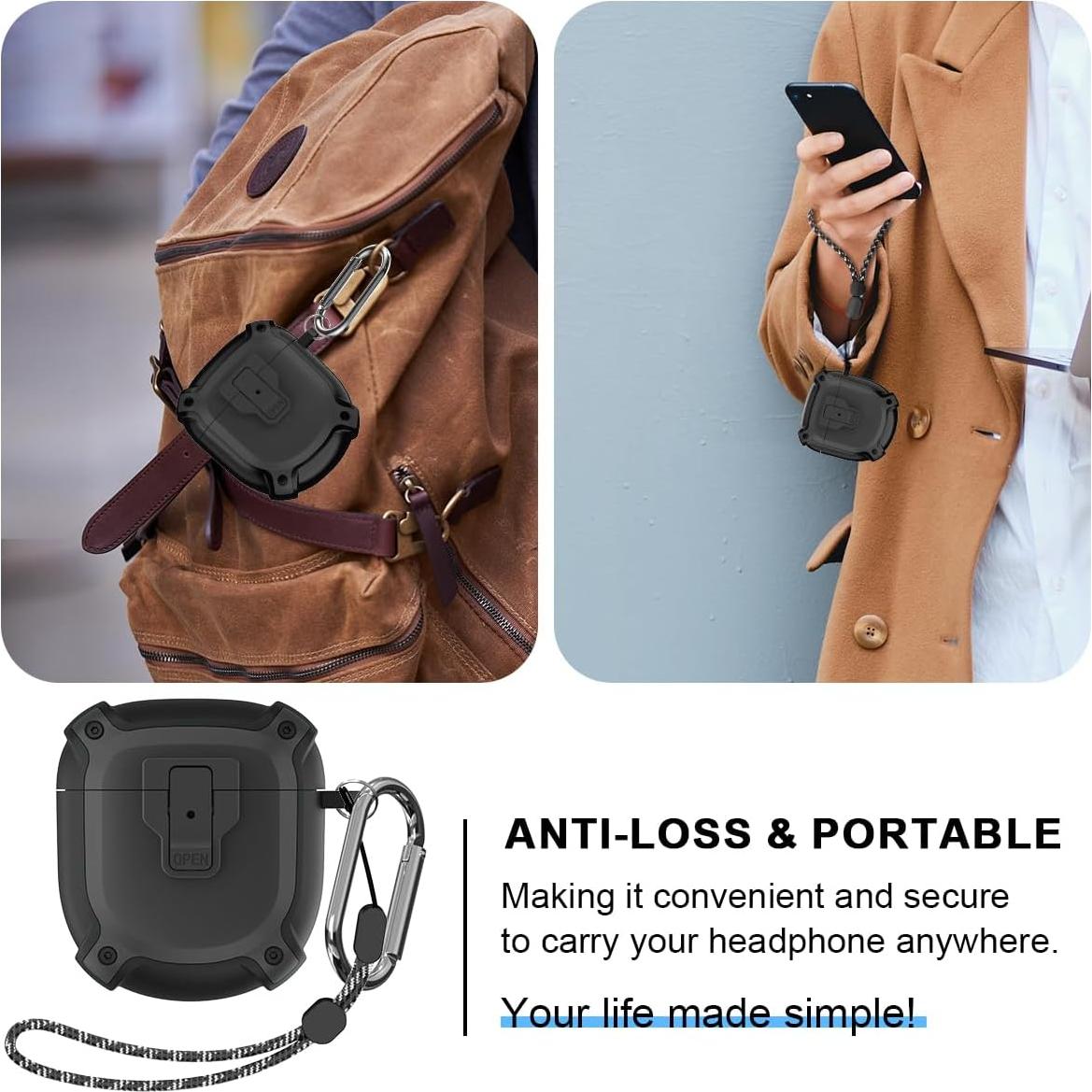 Funda Protectora AIBEAMER para Bose QuietComfort II/Ultra - Negro