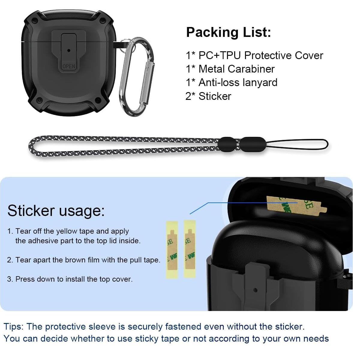 Funda Protectora AIBEAMER para Bose QuietComfort II/Ultra - Negro