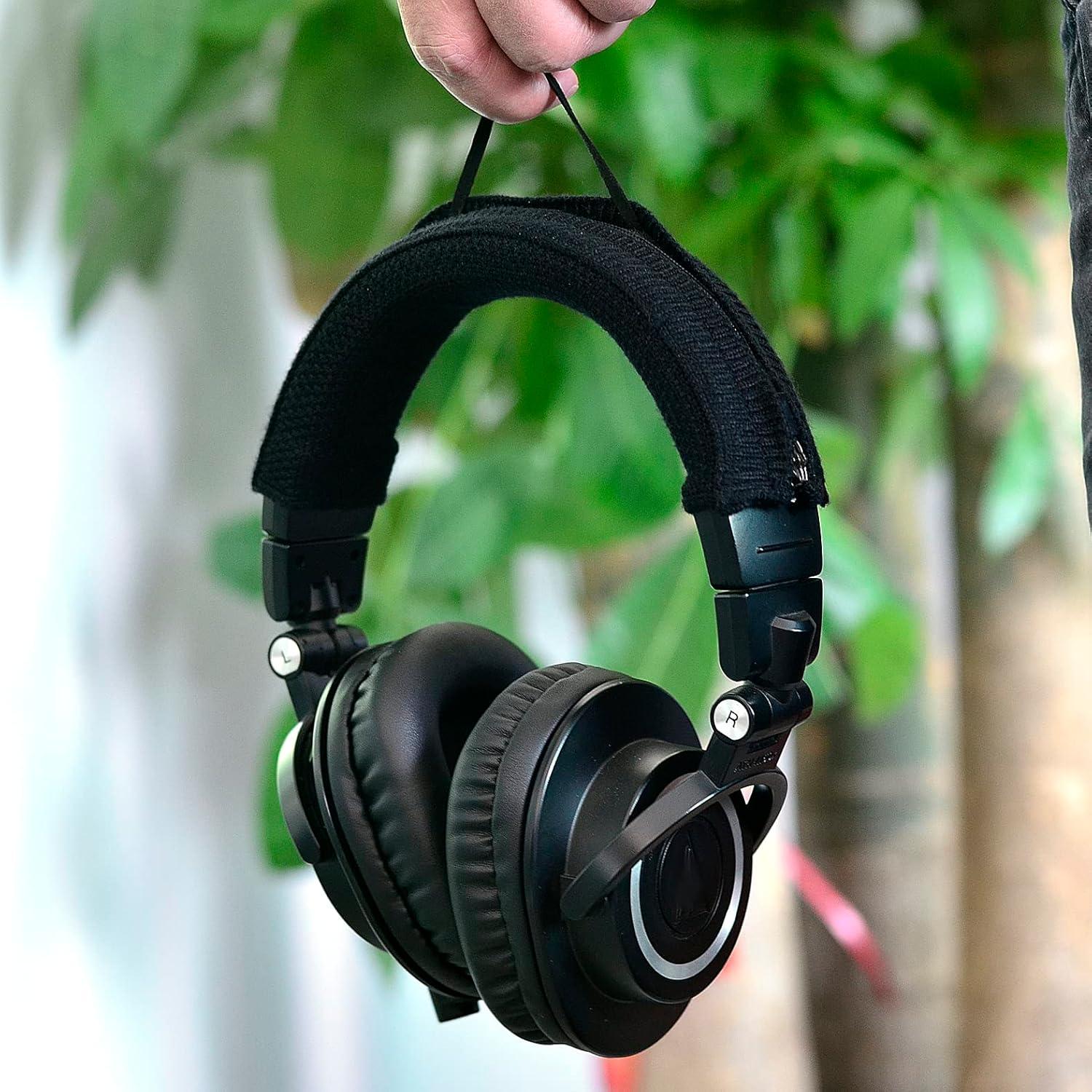 Cubierta de Diadema Defean para Auriculares Grandes - Negro