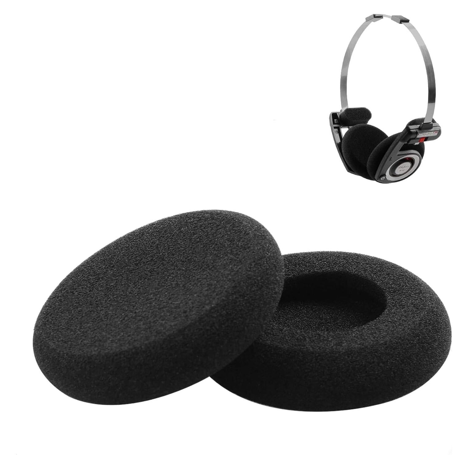 GVOEARS Replacement Earpads for Koss Portapro Headphones, Ear Cushions Compatible with Koss KPH40 / Koss KSC35 / KTXPRO1 / KSC11 / KSC17 / KSC75 (Black)
