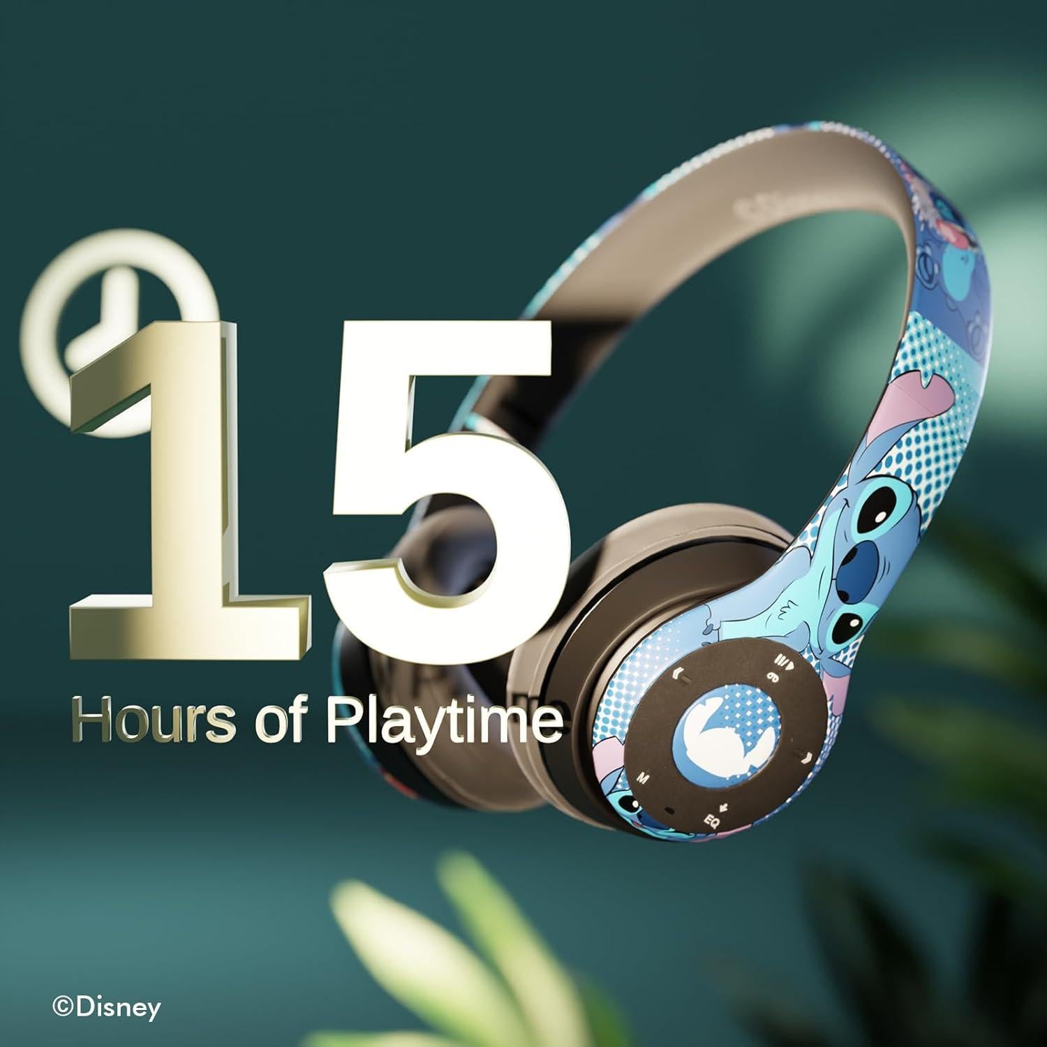 Auriculares Bluetooth iJoy Lilo y Stitch Plegables con Micrófono