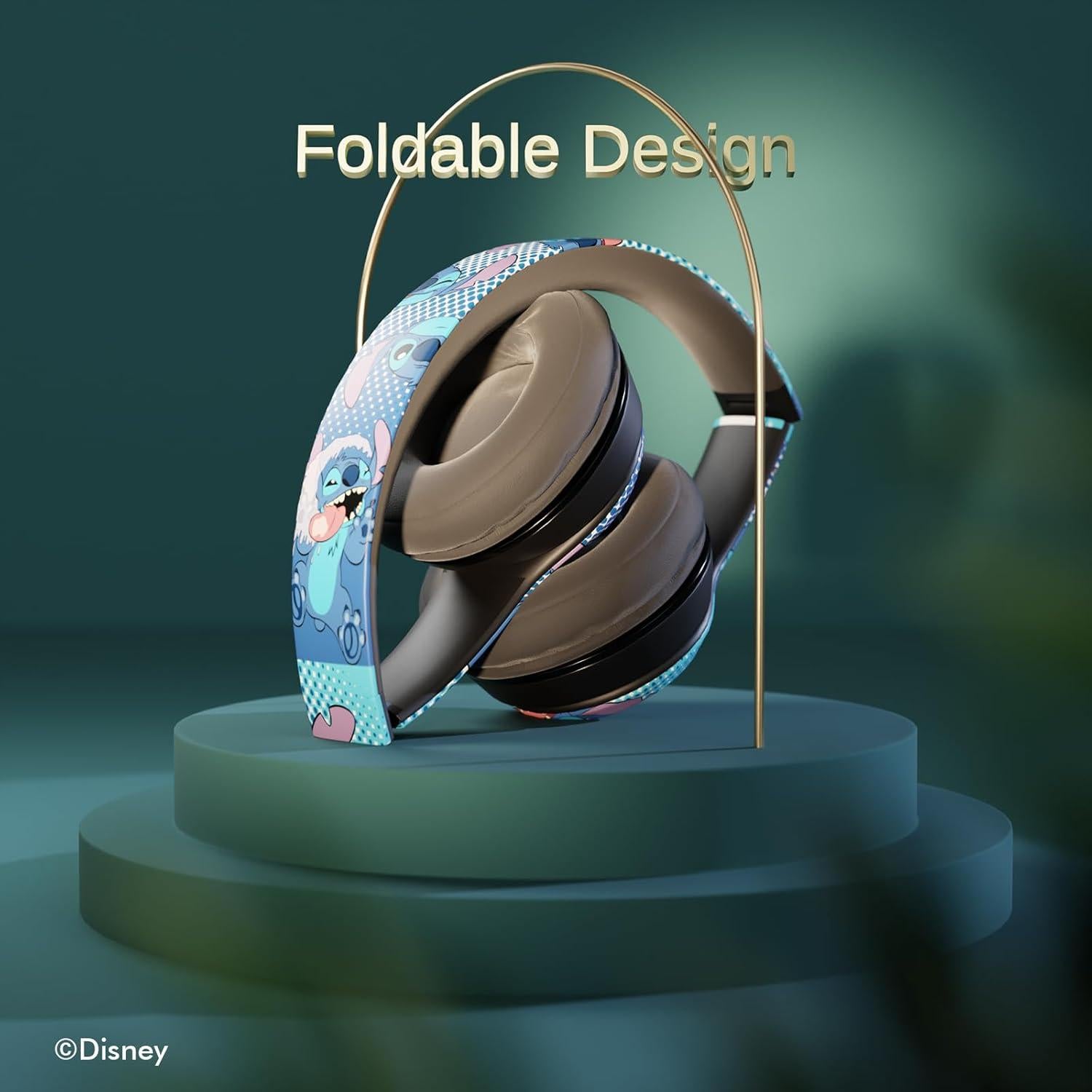 Auriculares Bluetooth iJoy Lilo y Stitch Plegables con Micrófono