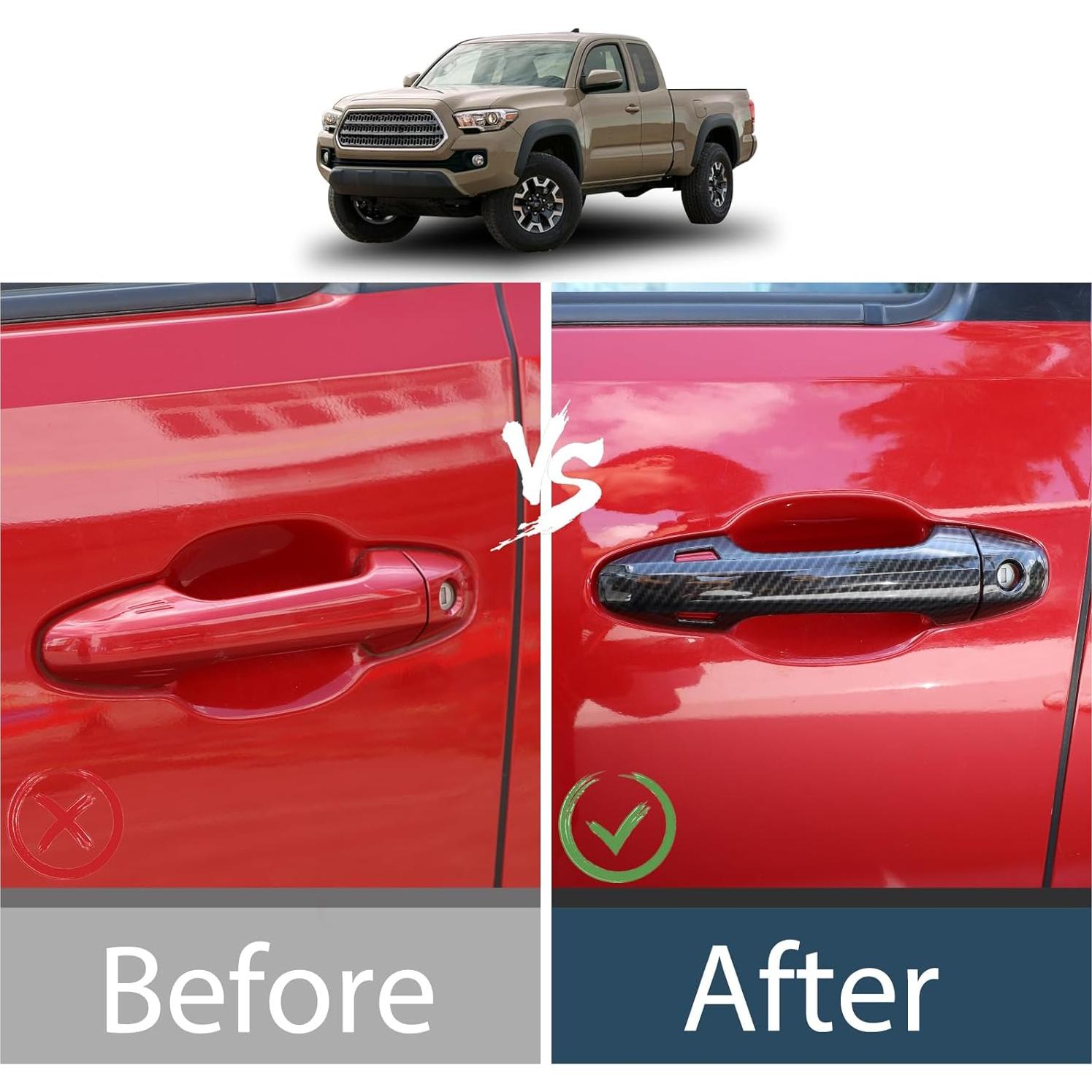 Cubierta de Manija de Puerta Lcojicep para Tacoma 2015-2022 - ABS