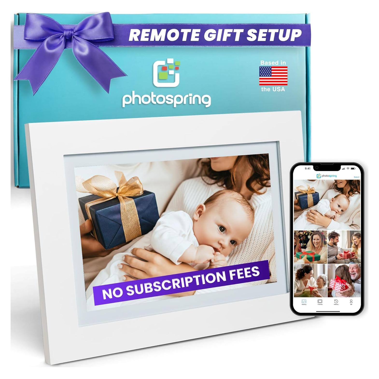 Marco Digital PhotoSpring 10" WiFi Sin Suscripción 32GB Blanco