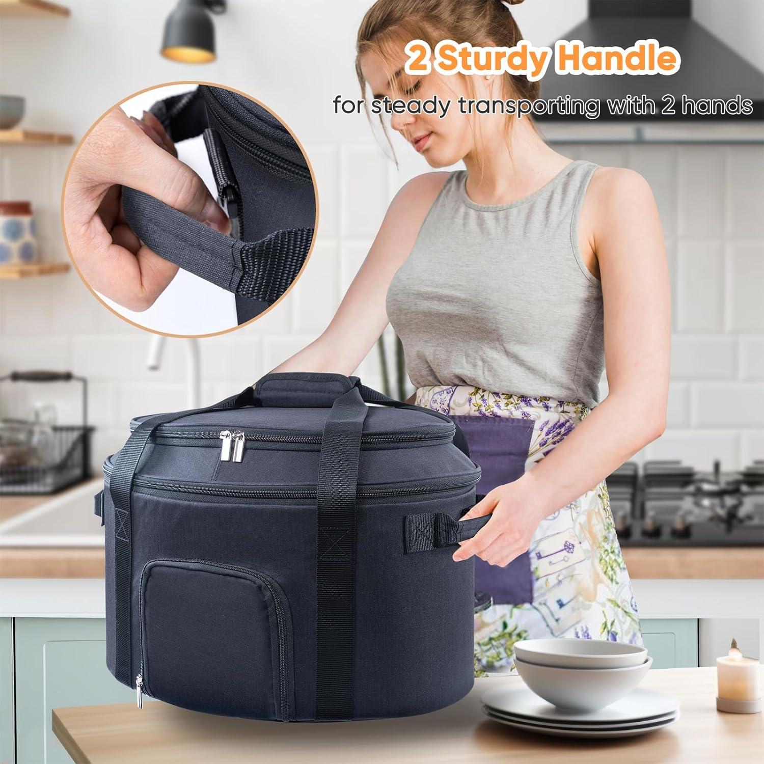Bolsa de Transporte para Olla de Cocción Lenta BAGSPRITE 6-8 Qt