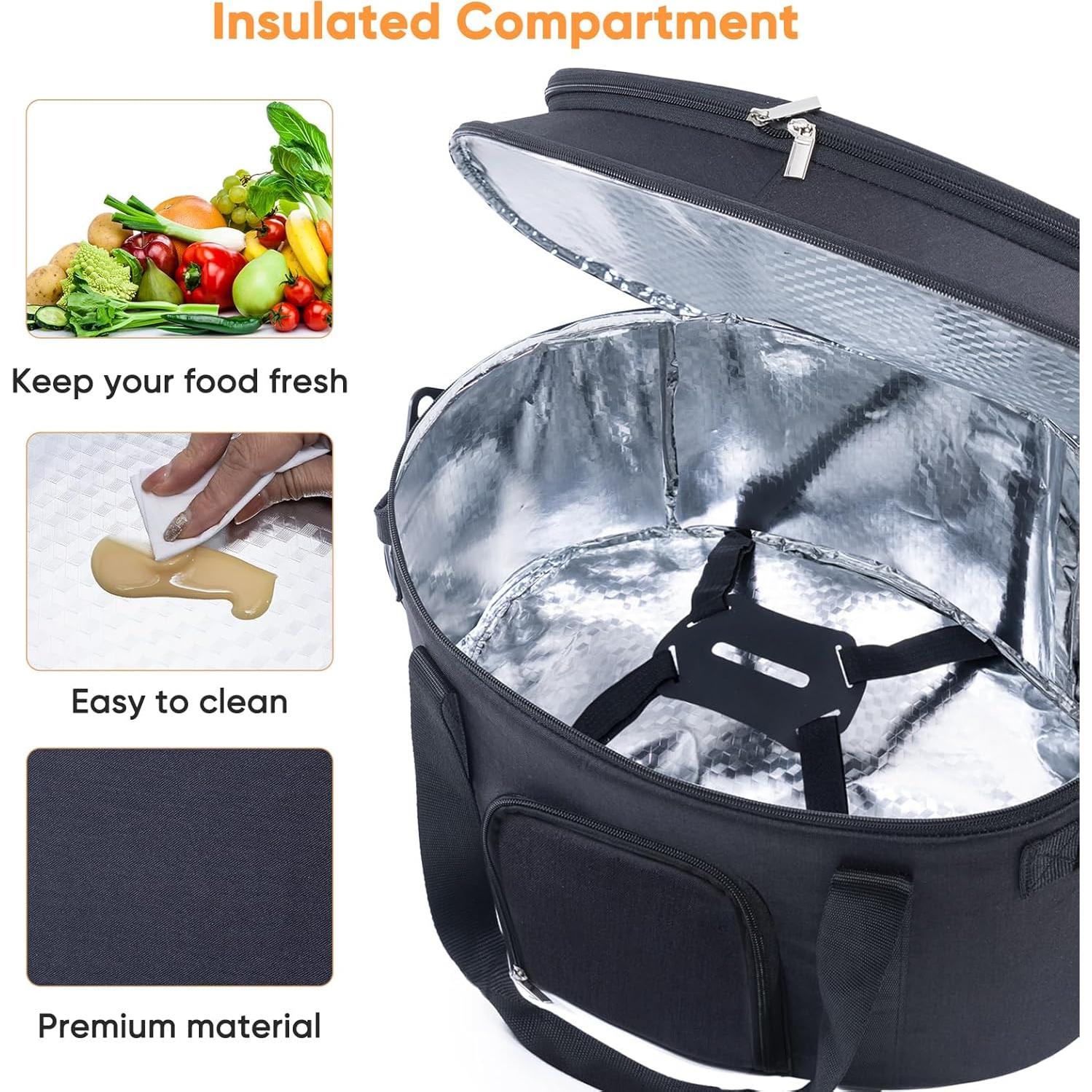 Bolsa de Transporte para Olla de Cocción Lenta BAGSPRITE 6-8 Qt