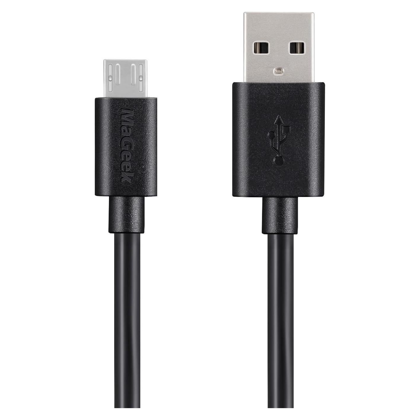 Cable Micro USB MaGeek 3.0m Alta Velocidad Negro