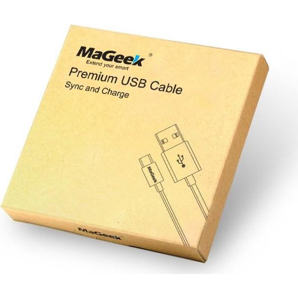 Cable Micro USB MaGeek 3.0m Alta Velocidad Negro