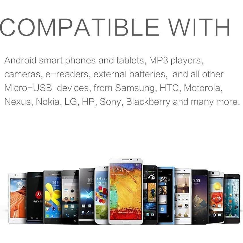 Cable Micro USB MaGeek 3.0m Alta Velocidad Negro