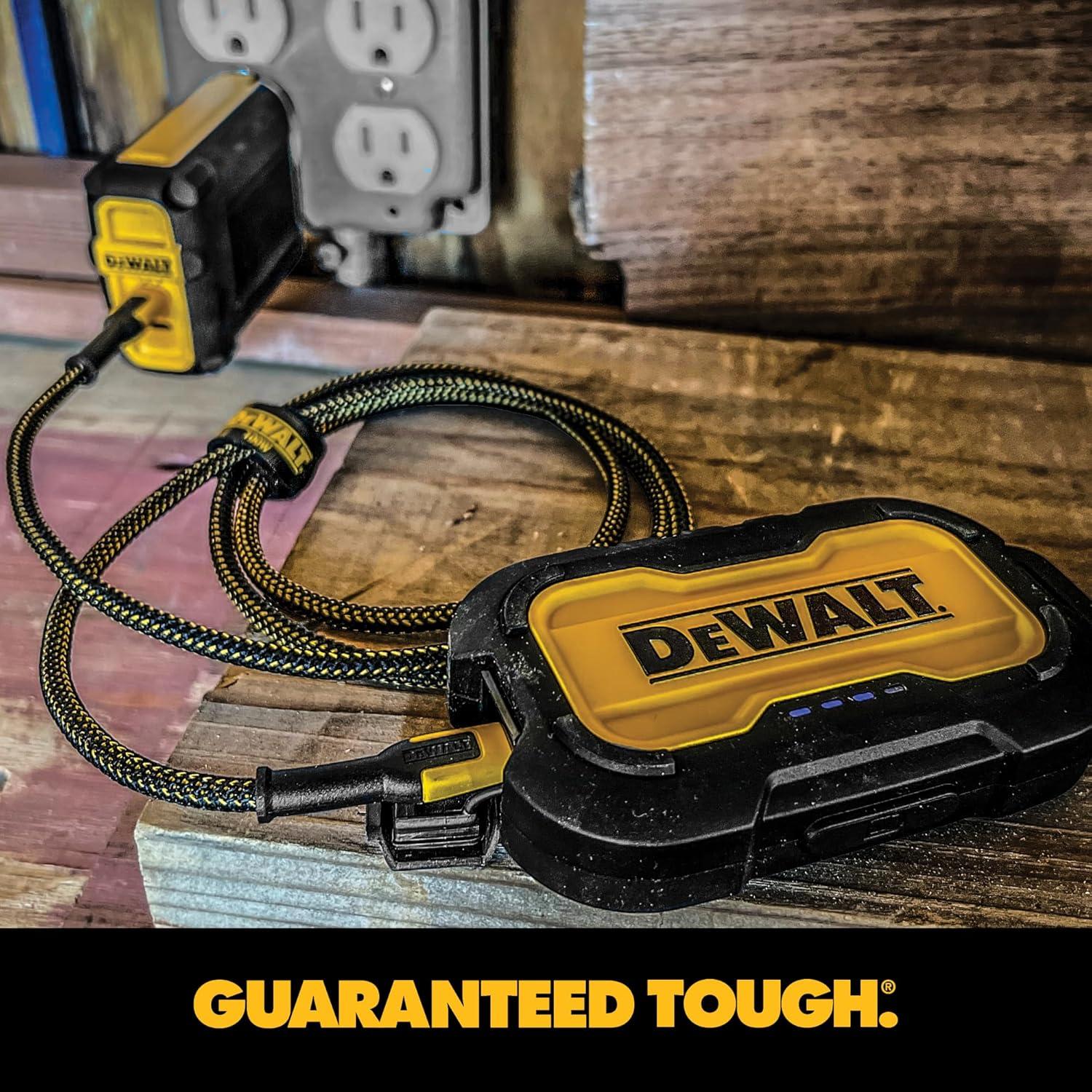 Cable USB C DEWALT 100W 1.22m Carga Rápida Compatible iPhone