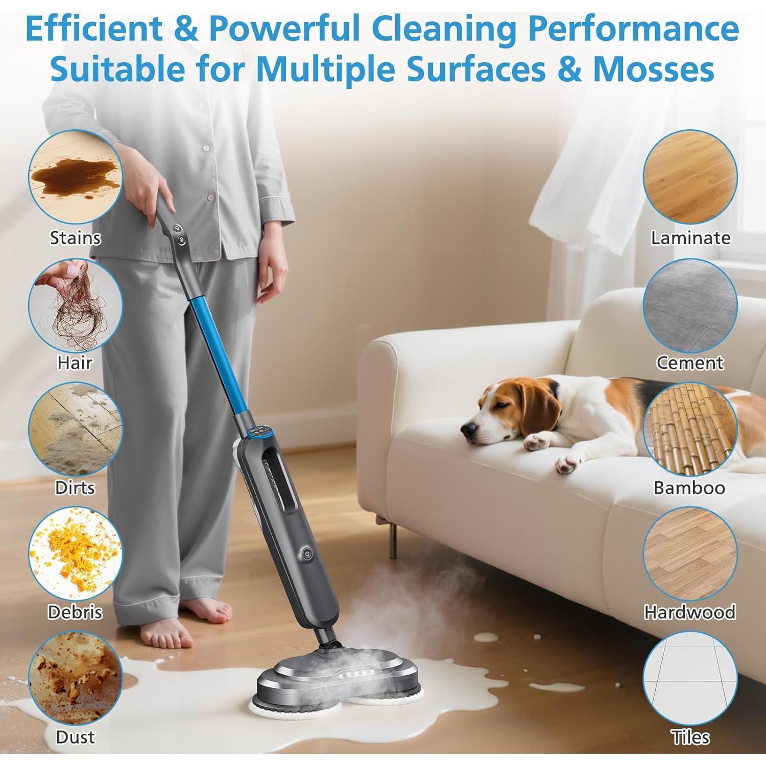 6 Almohadillas de Reemplazo Bissell SpinWave 3897A/3712 Microfibra