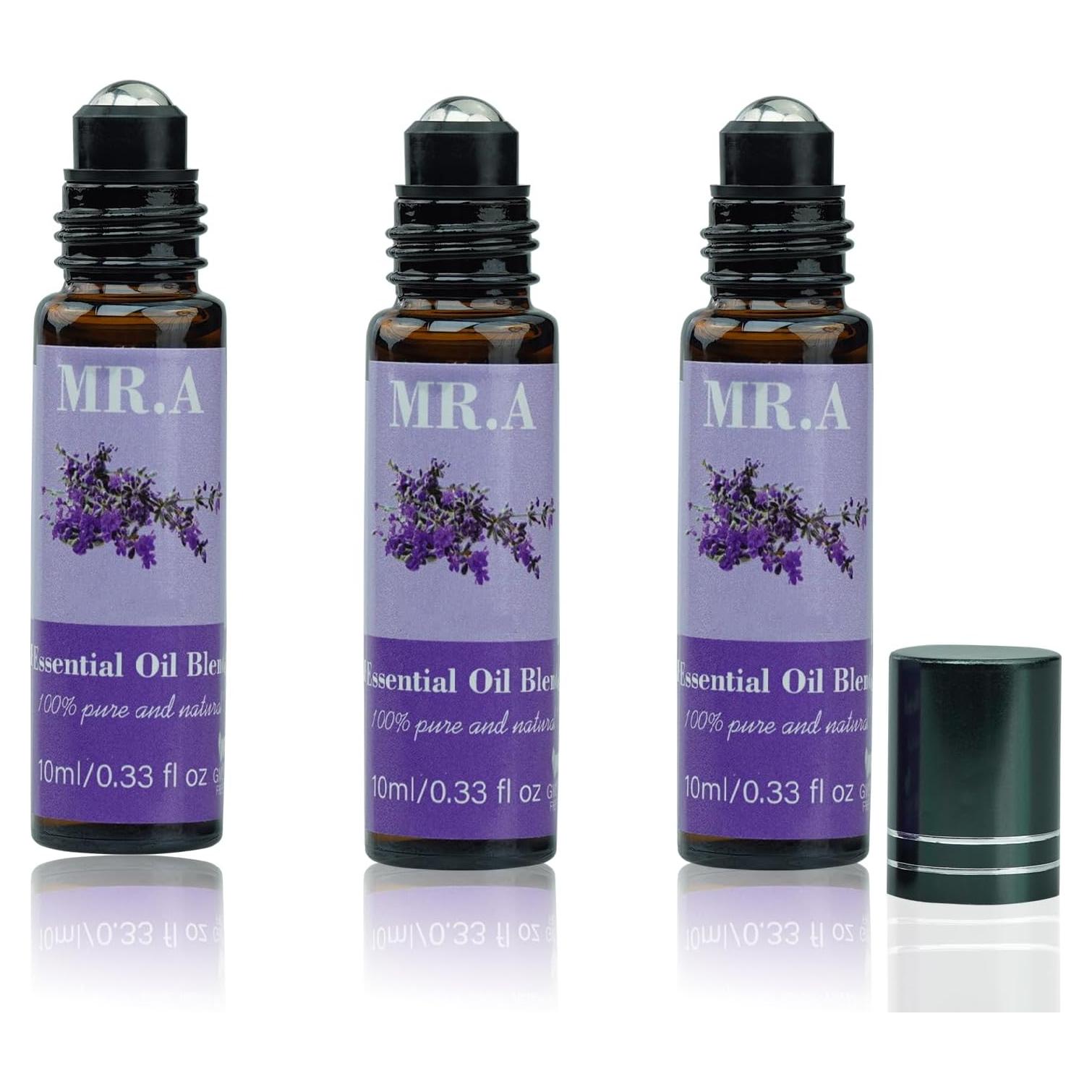 Juego de 3 Roll On Esenciales MR.A 100% Natural 9.86 ml