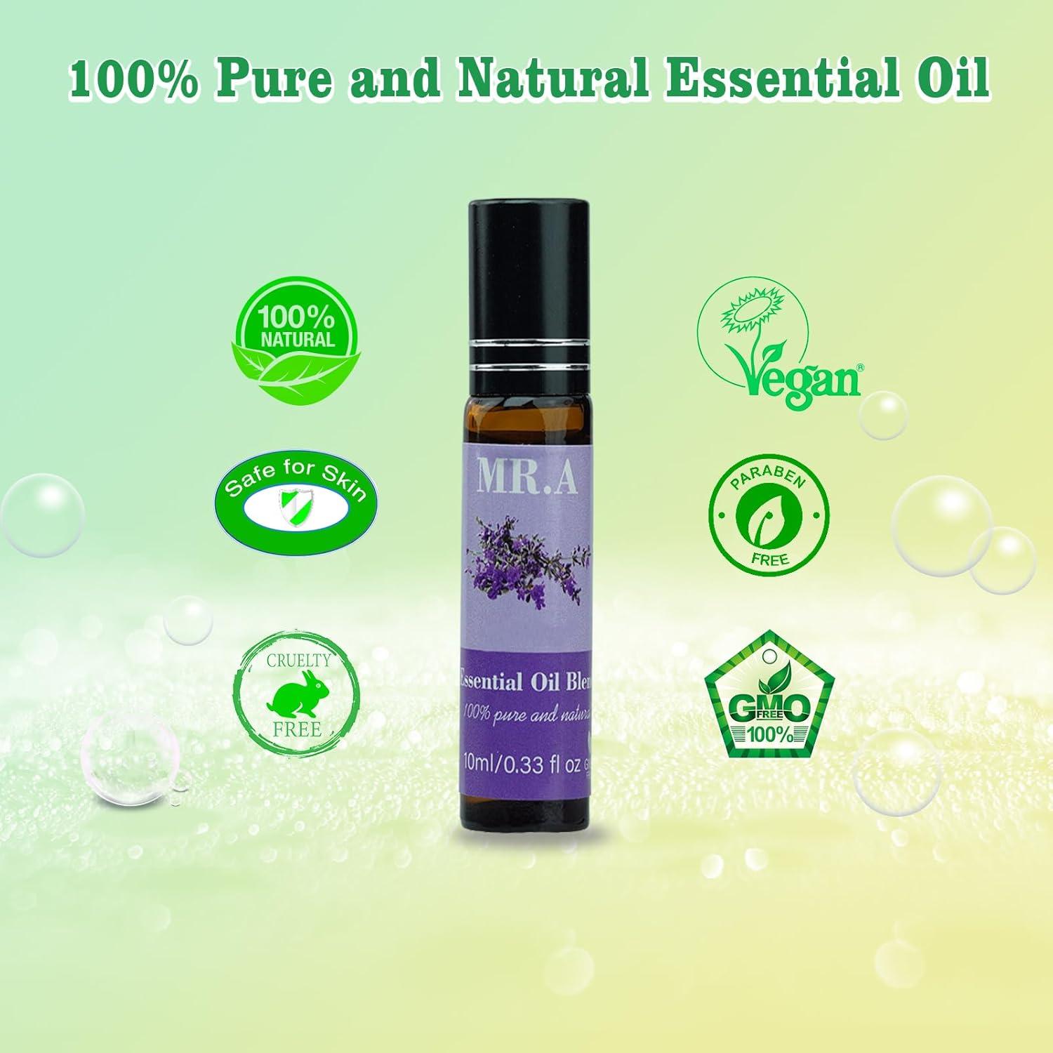 Juego de 3 Roll On Esenciales MR.A 100% Natural 9.86 ml