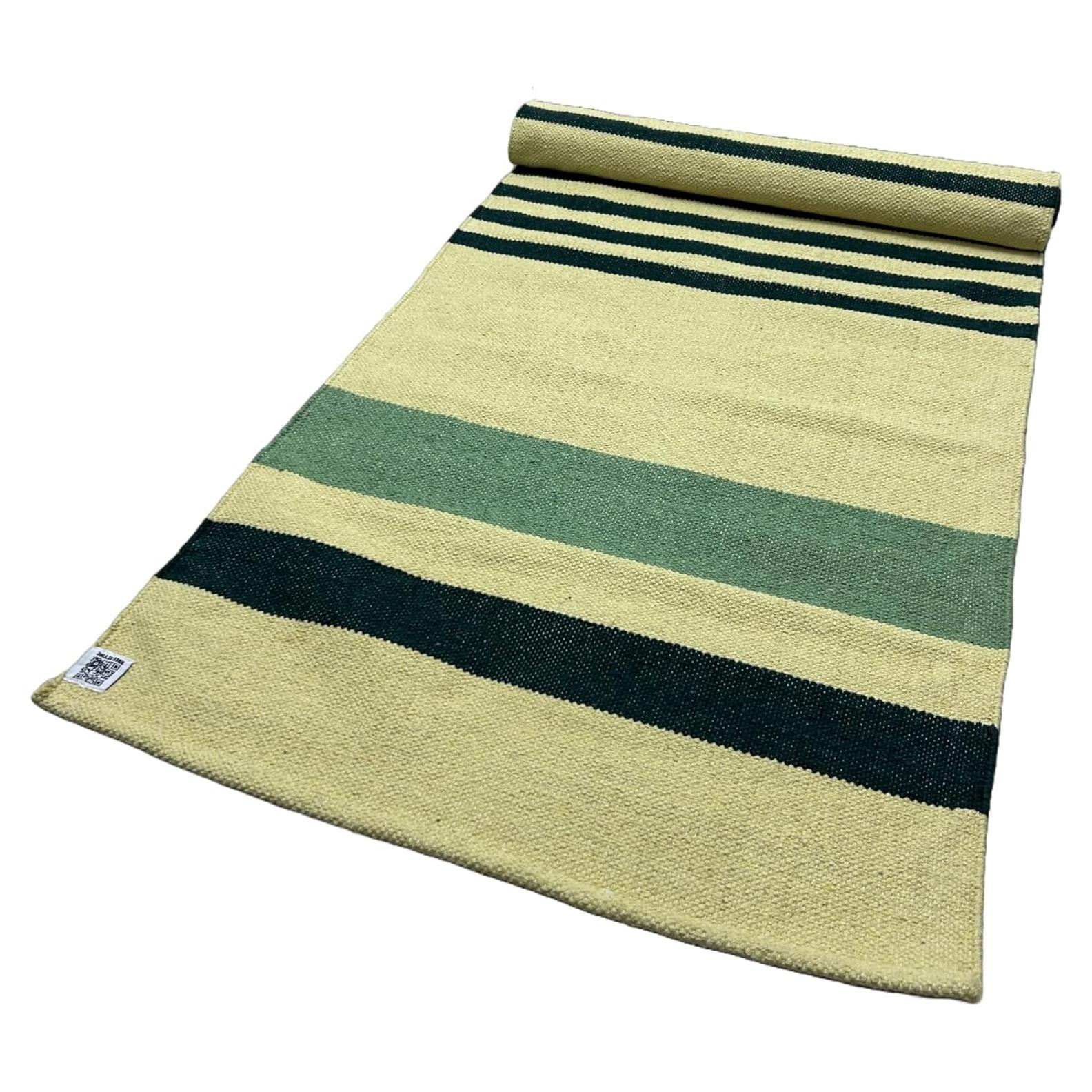 Alfombra de Yoga BEEATTIRE Algodón Antideslizante 182x66 cm