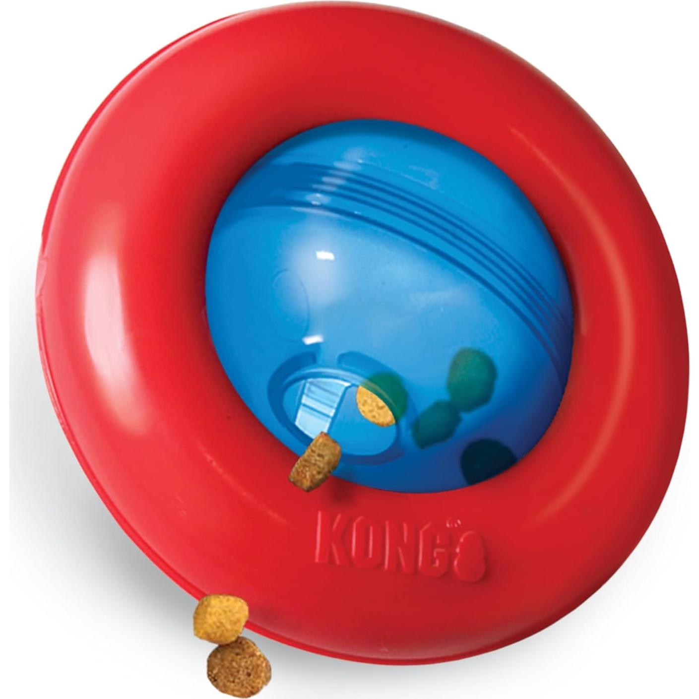 KONG Gyro - Juguete Interactivo para Perros Pequeños 12.7cm