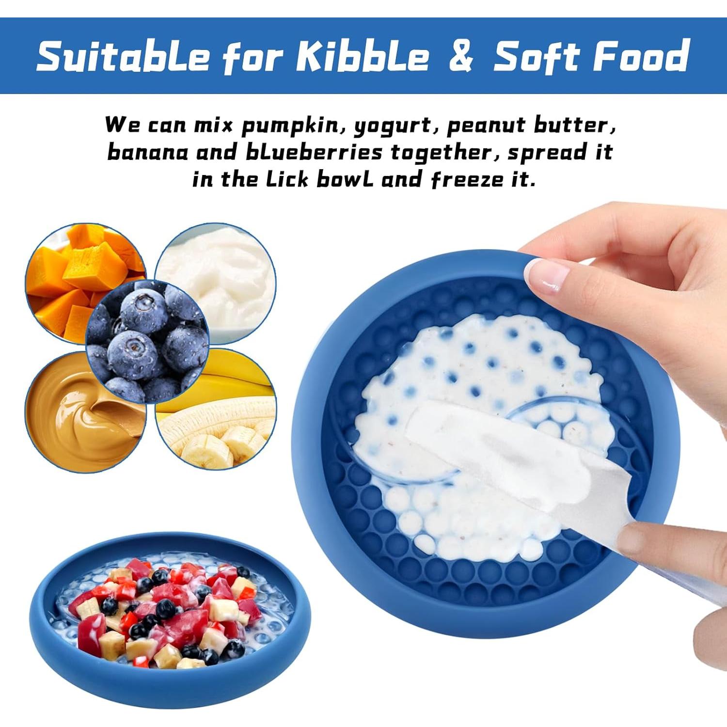 Tazón Antideslizante para Perros ZOURYNUA 20cm Azul Grande