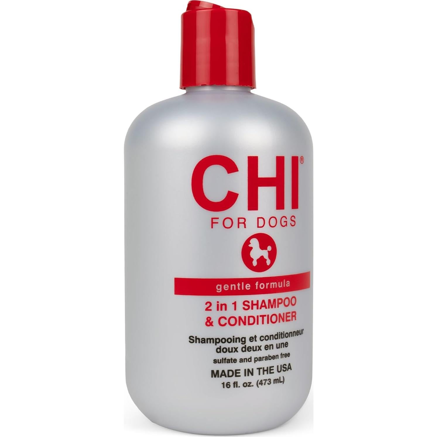 Champú y Acondicionador 2-en-1 CHI para Perros 473 ml