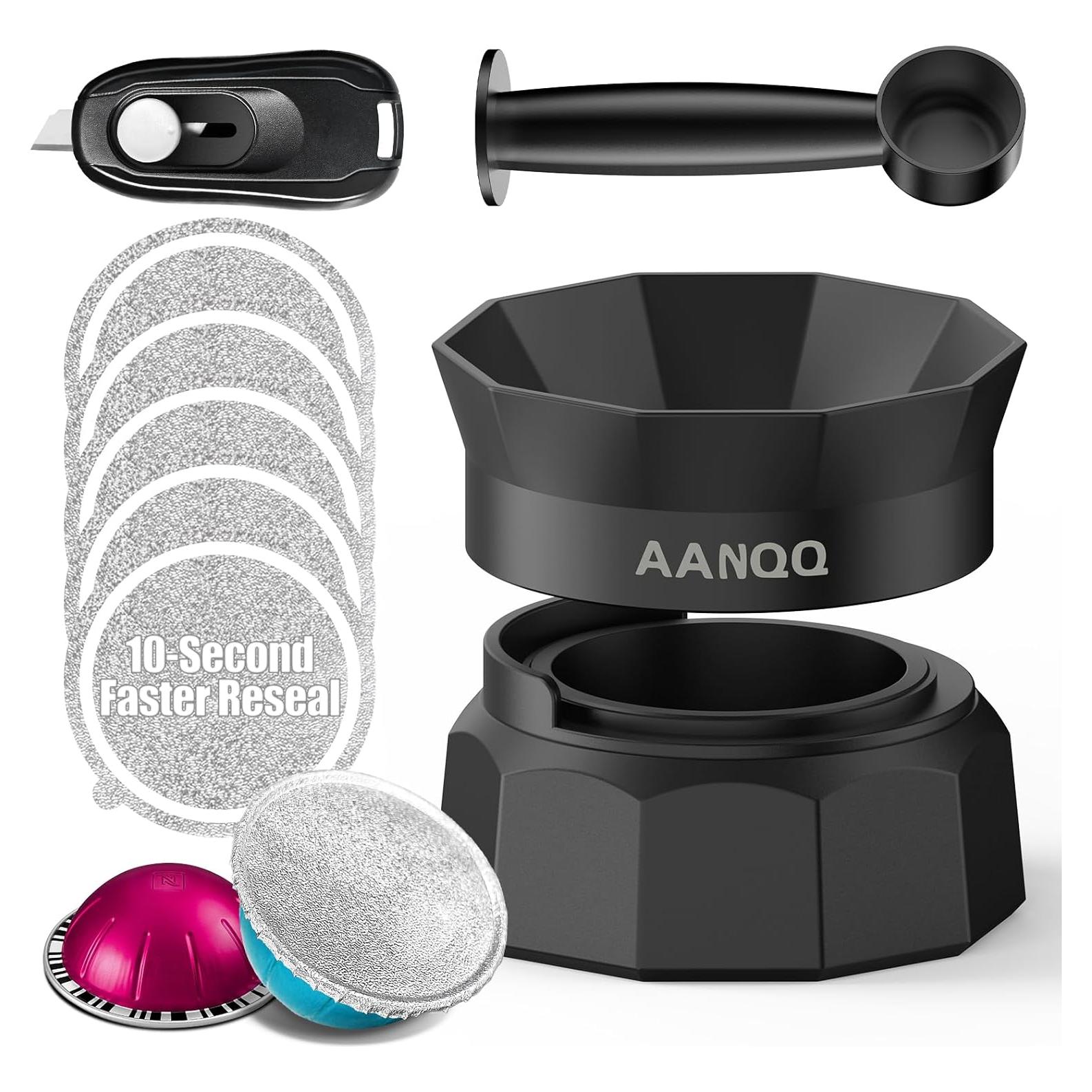 Kit de Cápsulas Reutilizables AANQQ para Nespresso Vertuo