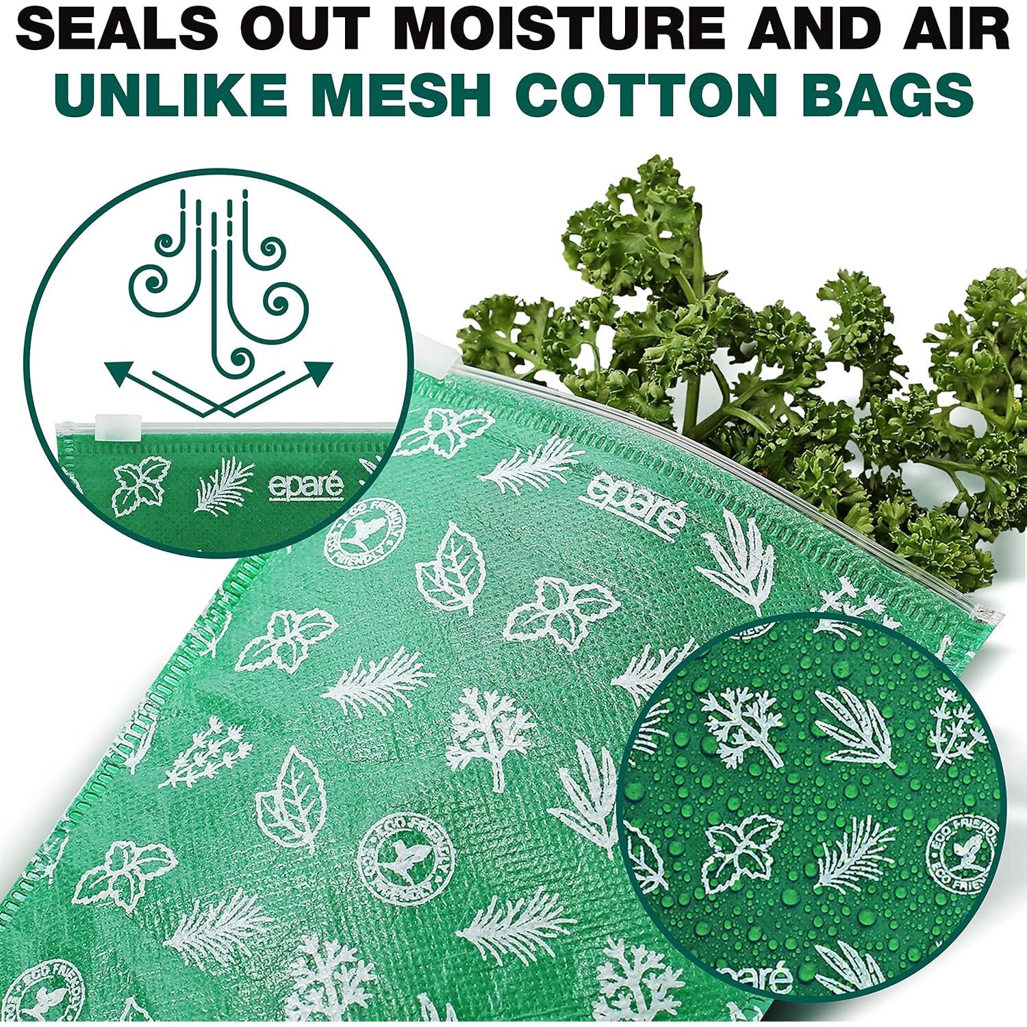 Bolsas Reutilizables Eparé para Verduras y Frutas - Set de 10