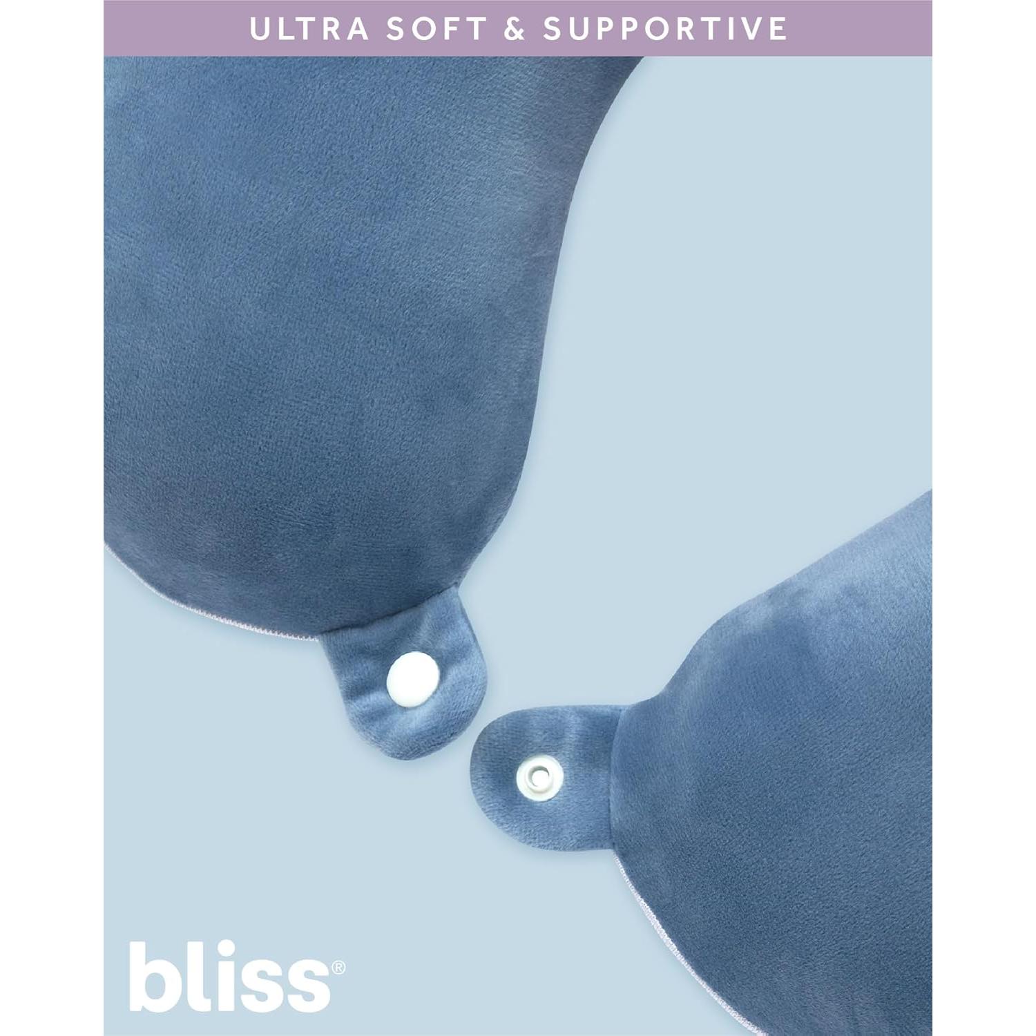 Almohada de Cuello Bliss B NECK PILLOW Espuma con Memoria Azul